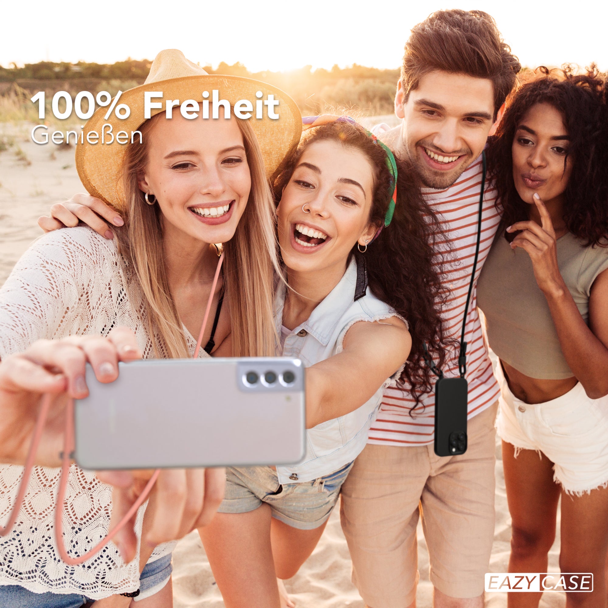 Galaxy S21 Plus 5G Hülle + Uni Kordel