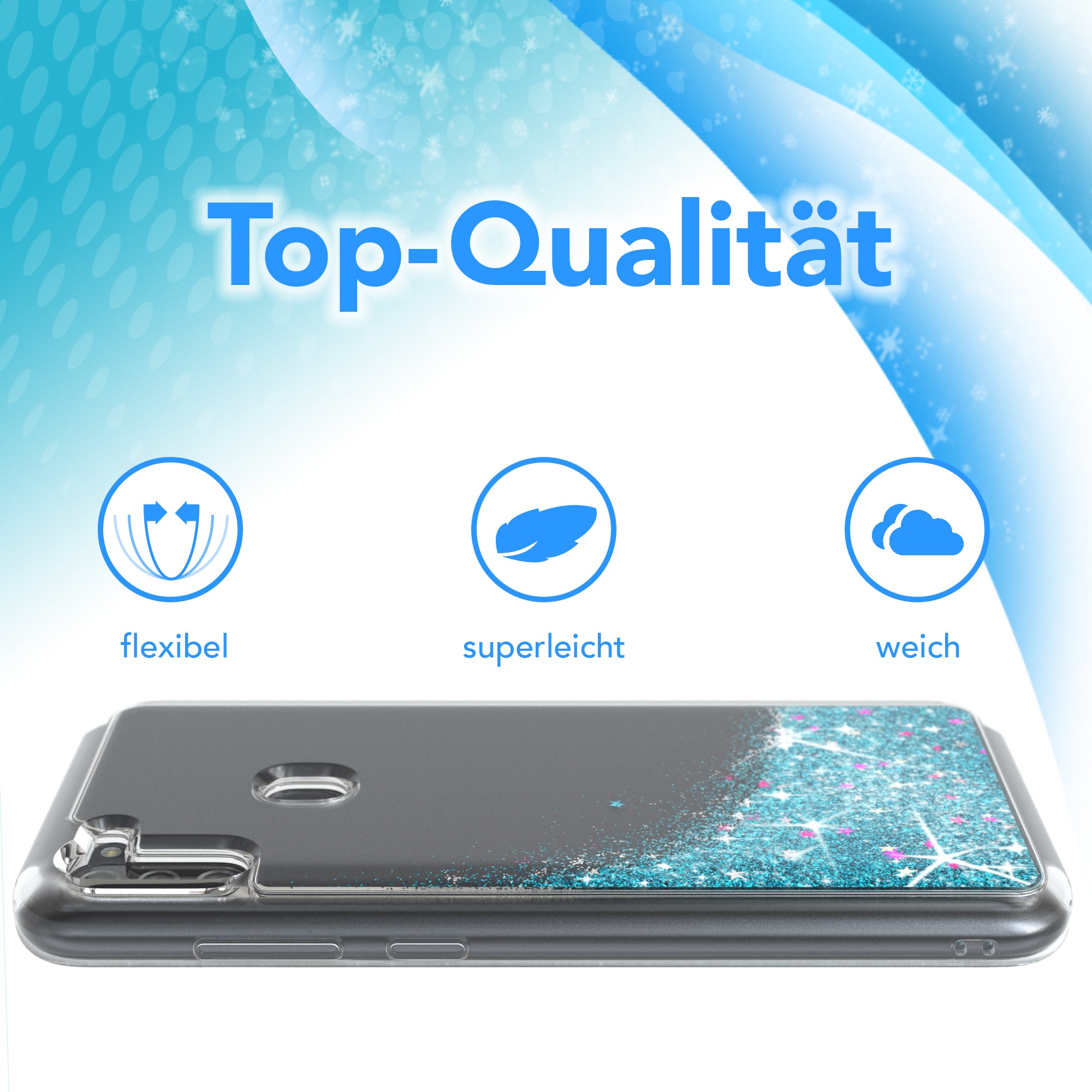 Galaxy M11 Glitzerhülle