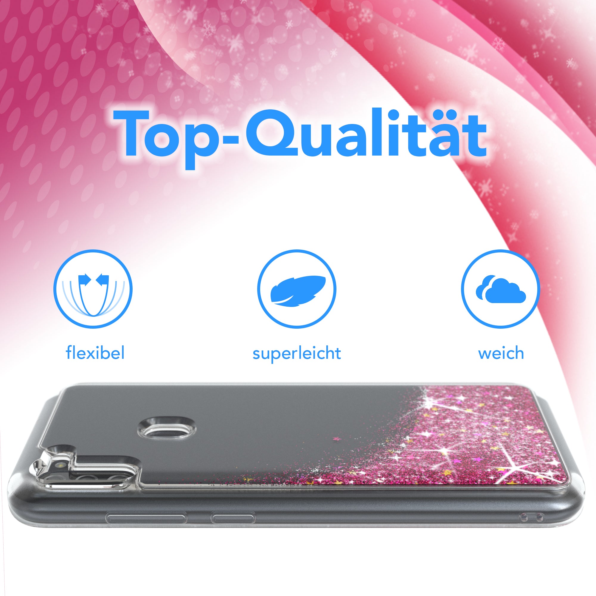 Galaxy M11 Glitzerhülle