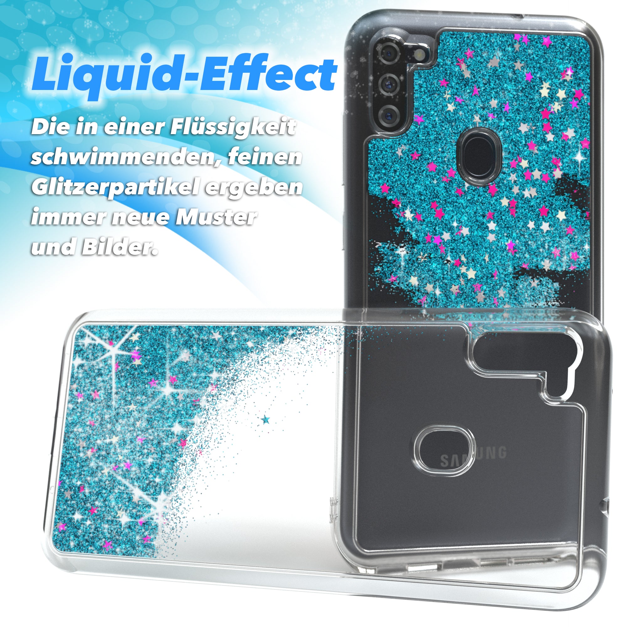 Galaxy M11 Glitzerhülle