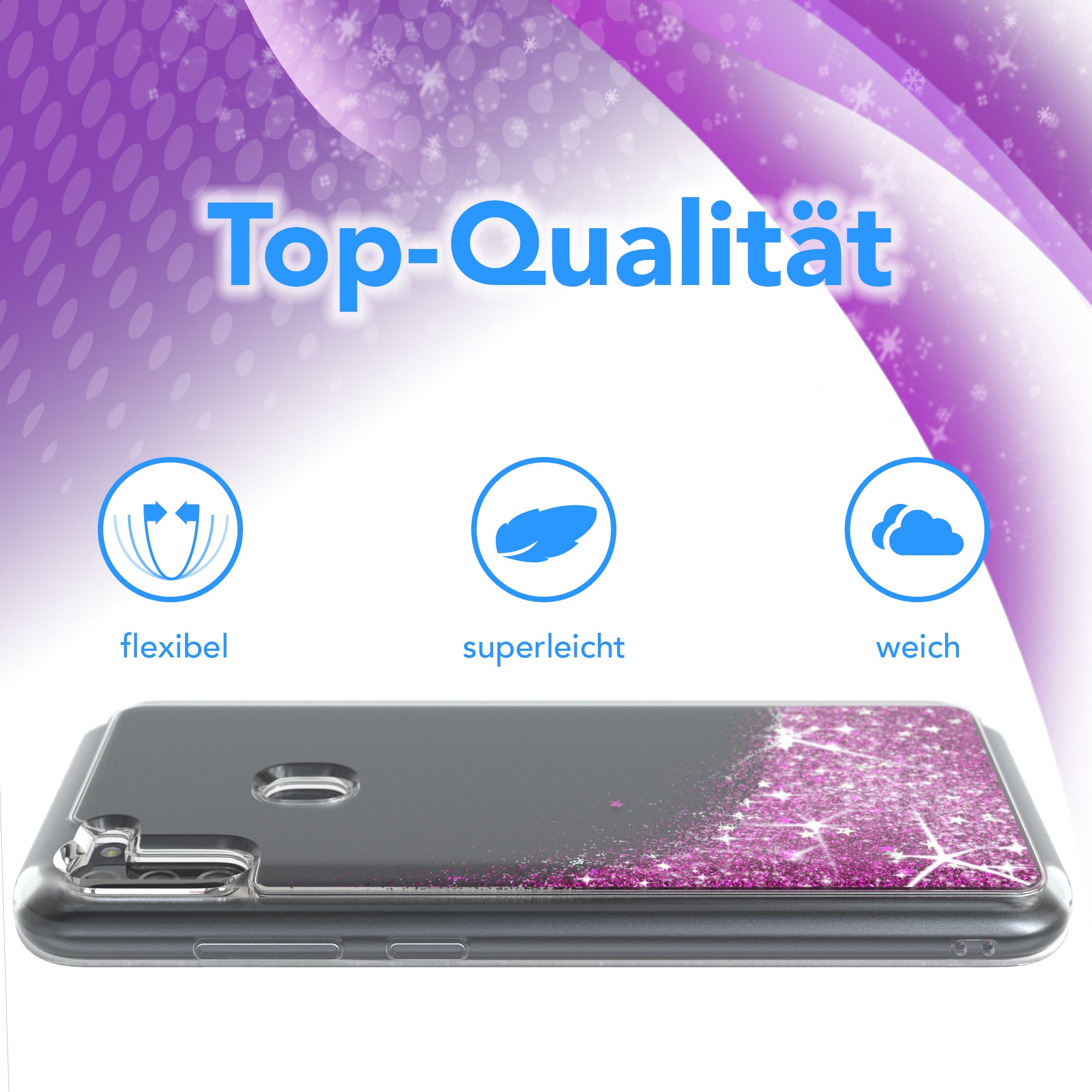 Galaxy M11 Glitzerhülle