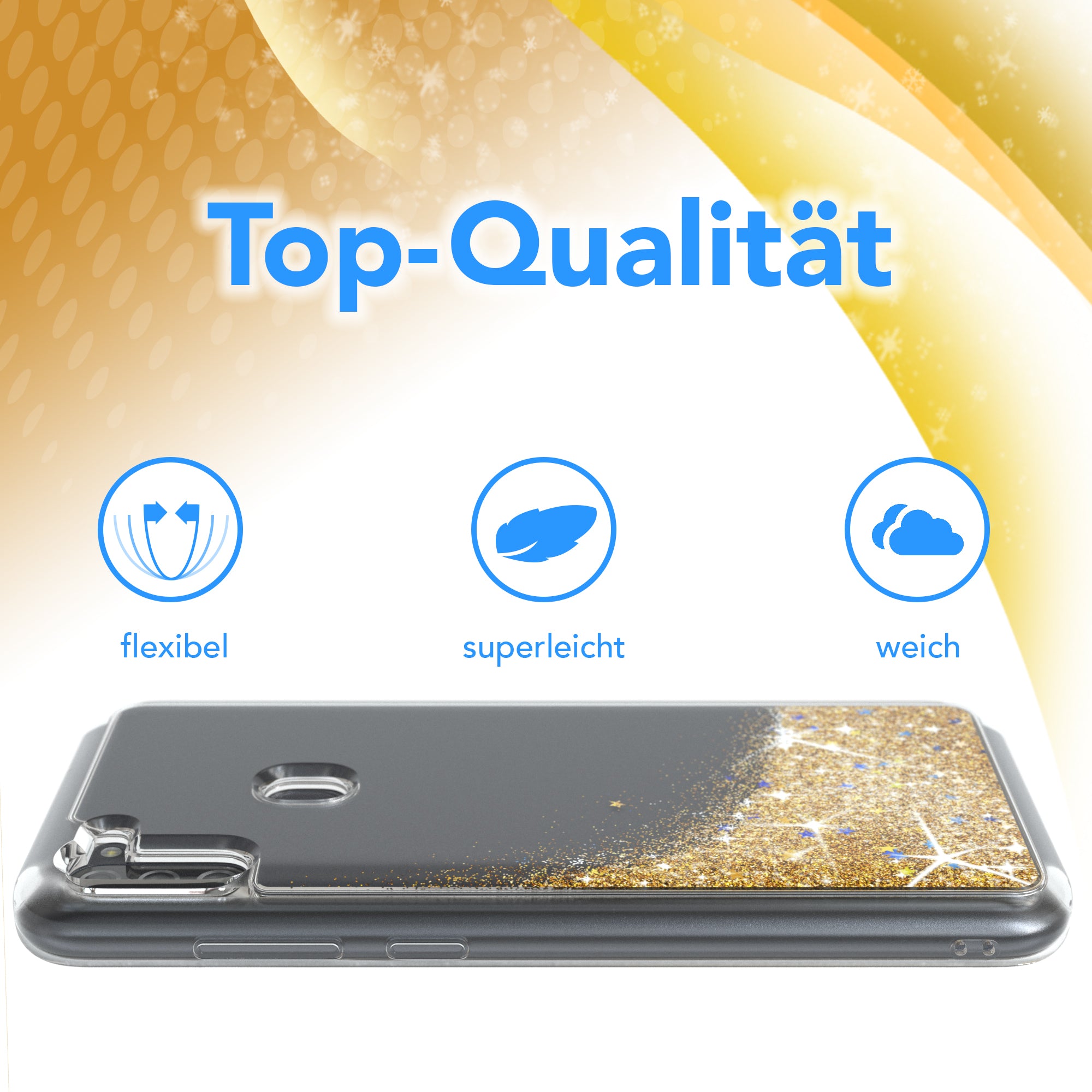 Galaxy M11 Glitzerhülle