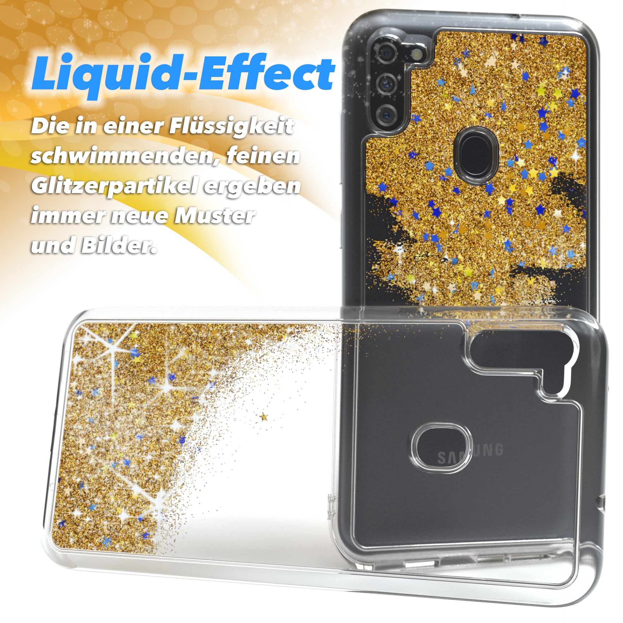 Galaxy M11 Glitzerhülle