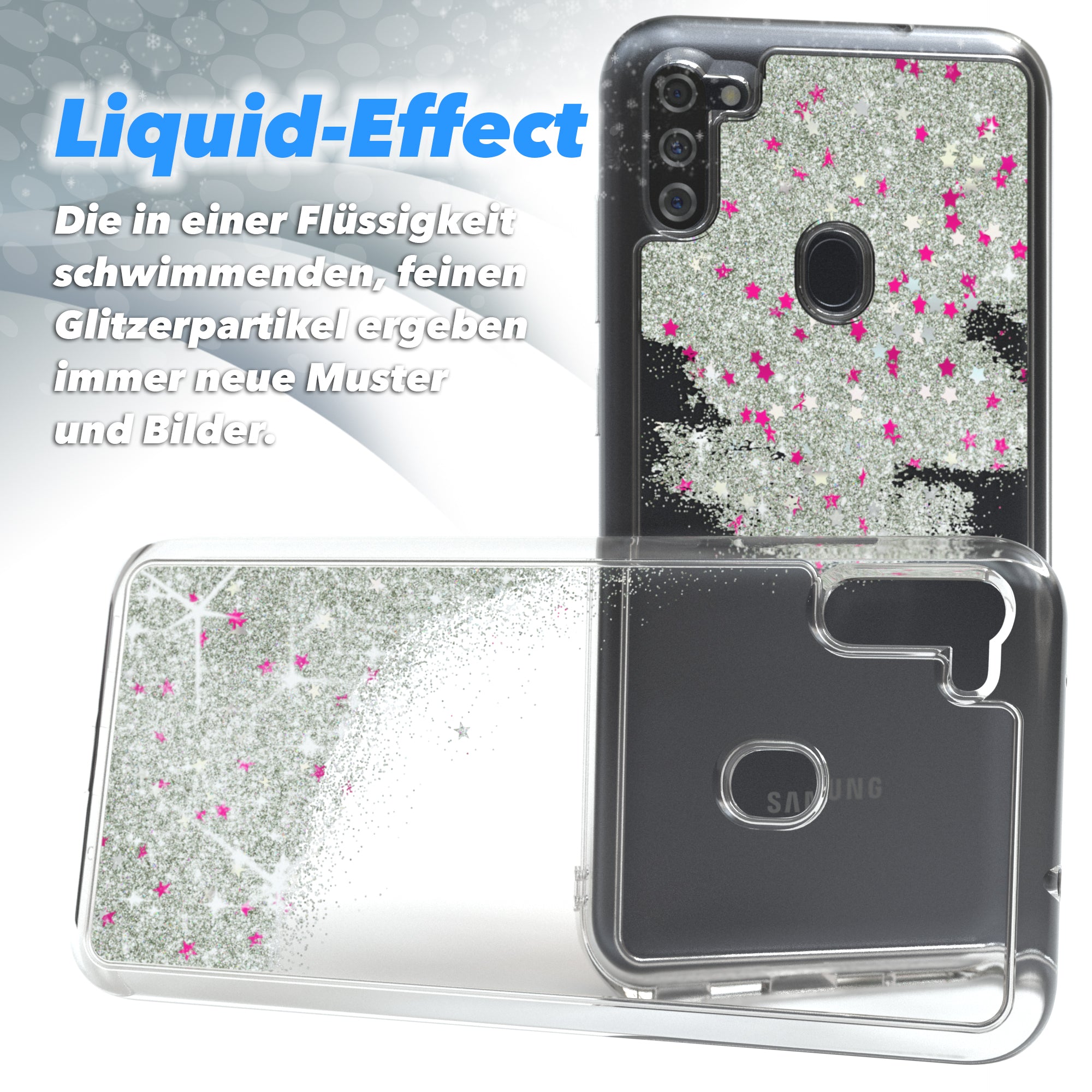 Galaxy M11 Glitzerhülle