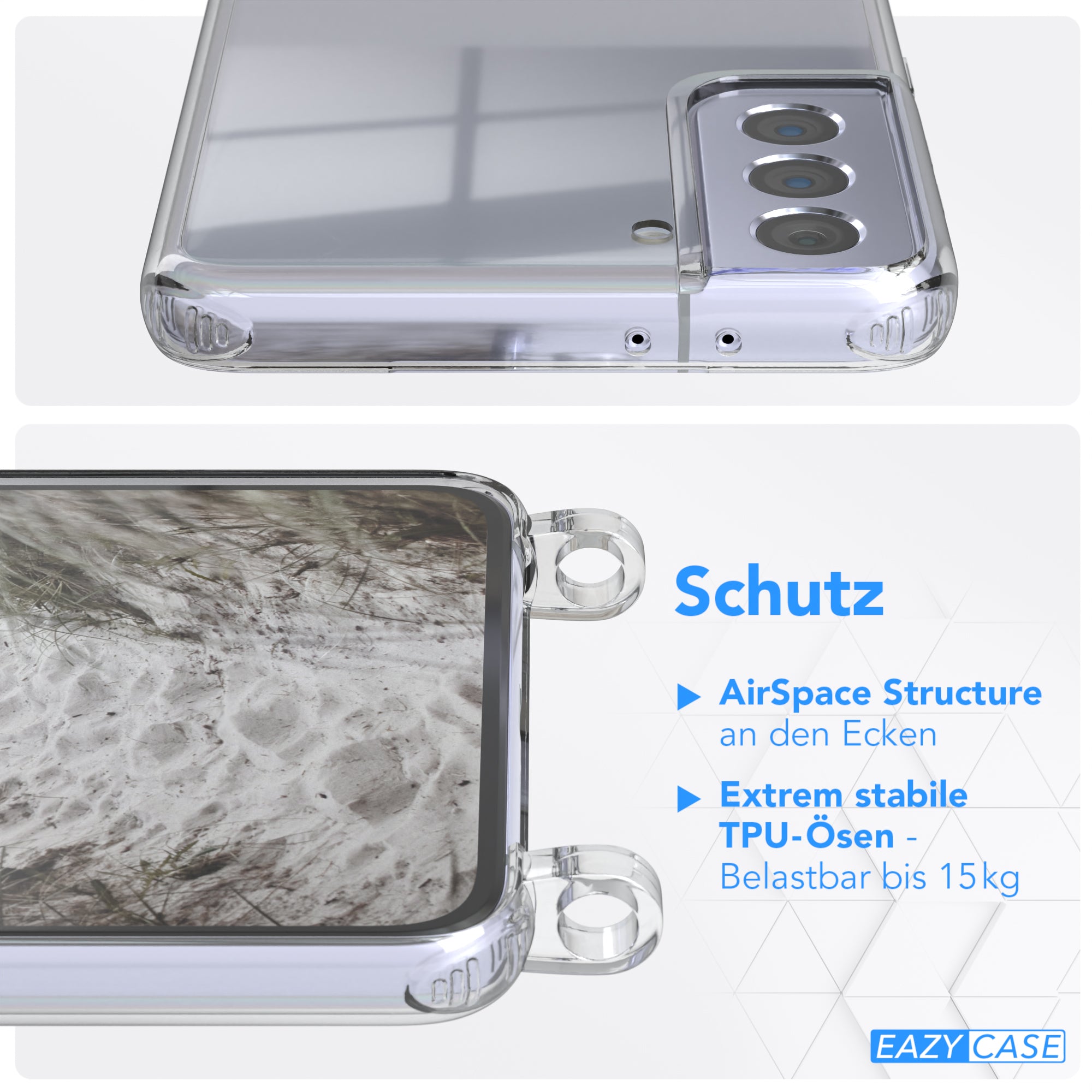 Galaxy S21 Plus 5G Hülle + breites Band