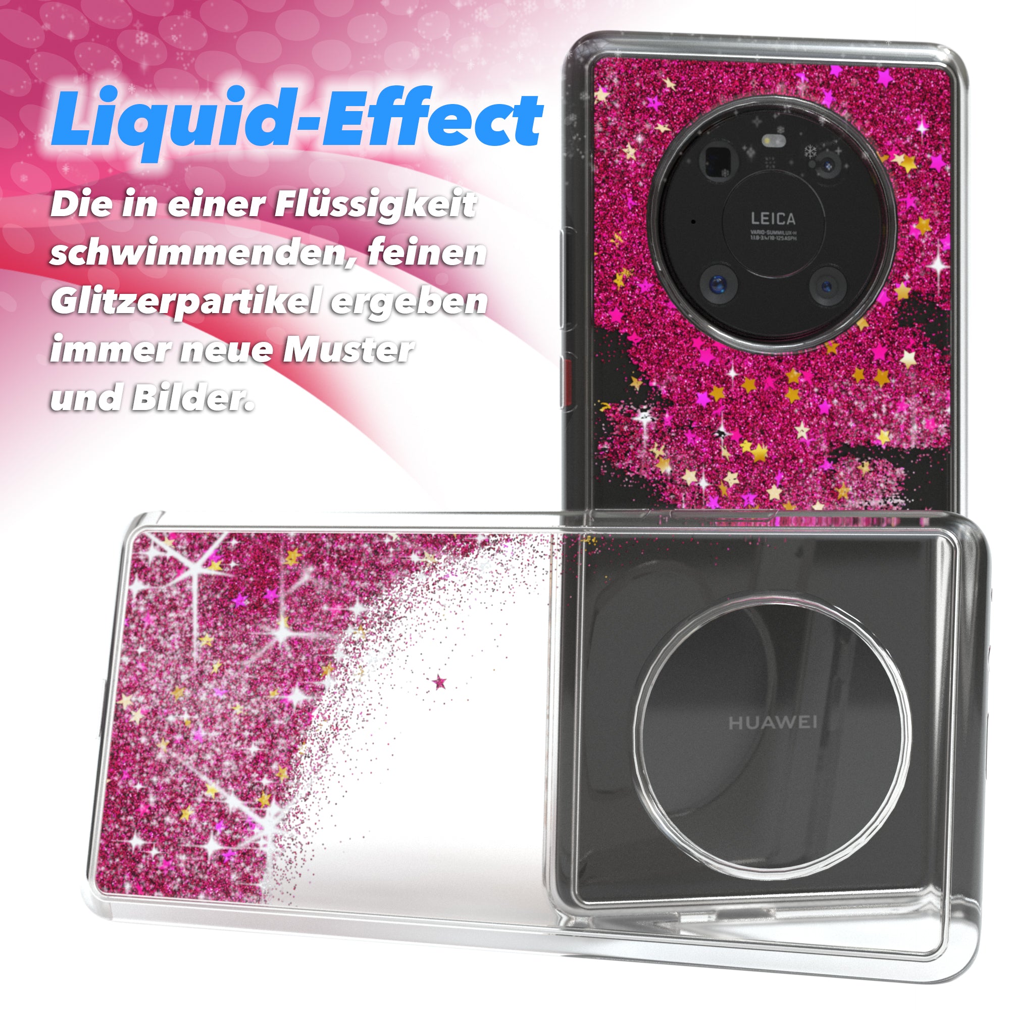 Huawei Mate 40 Pro Glitzerhülle