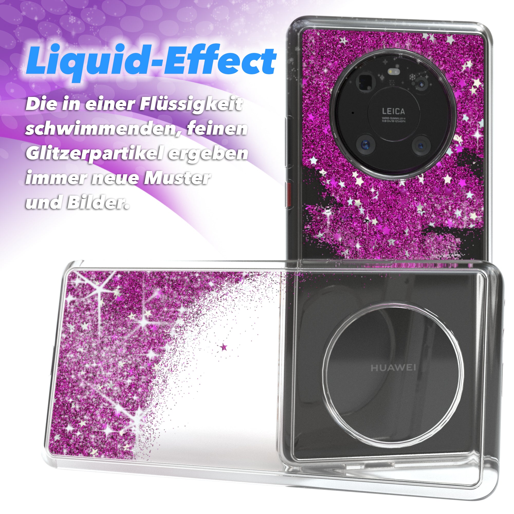 Huawei Mate 40 Pro Glitzerhülle