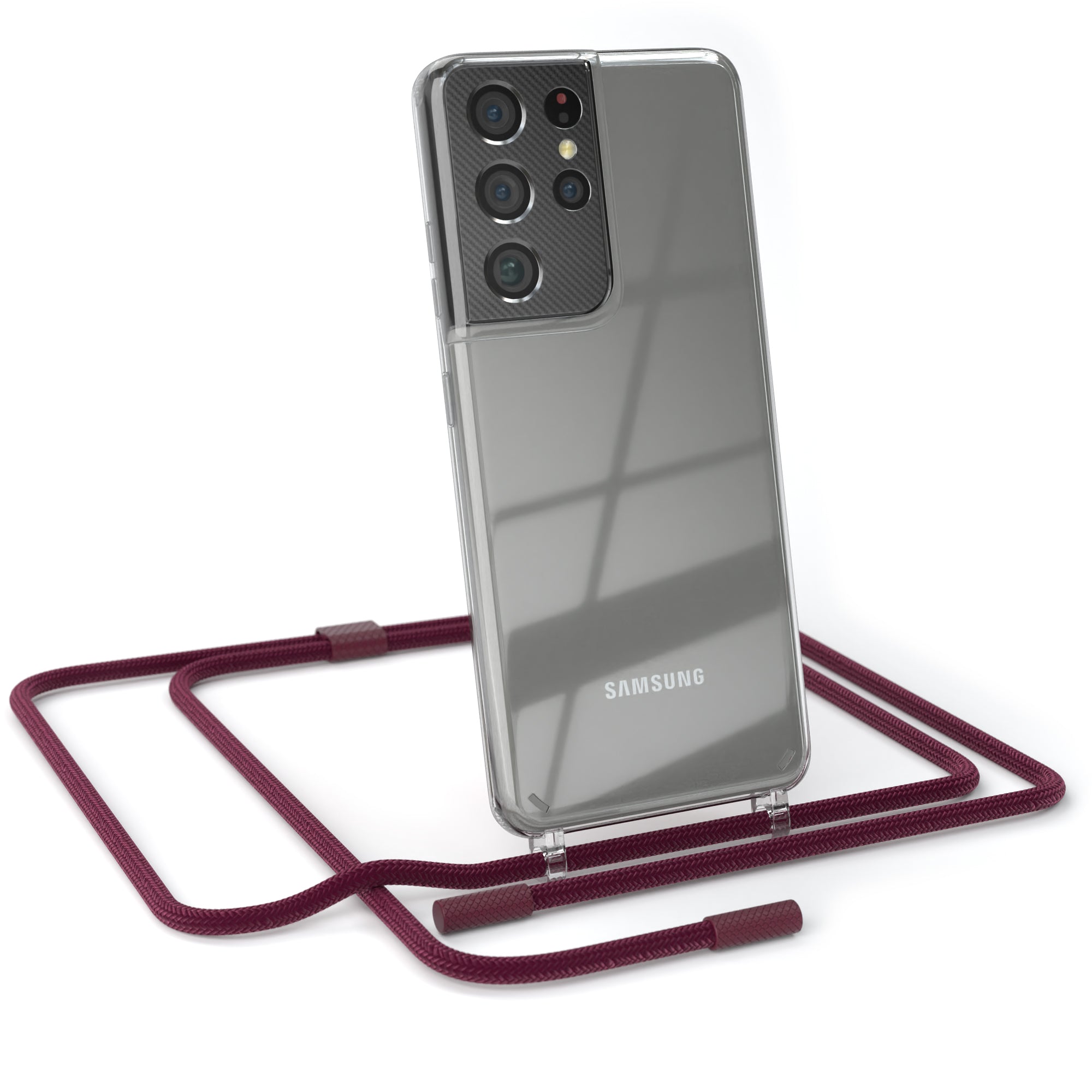 Galaxy S21 Ultra 5G Hülle + Uni Kordel