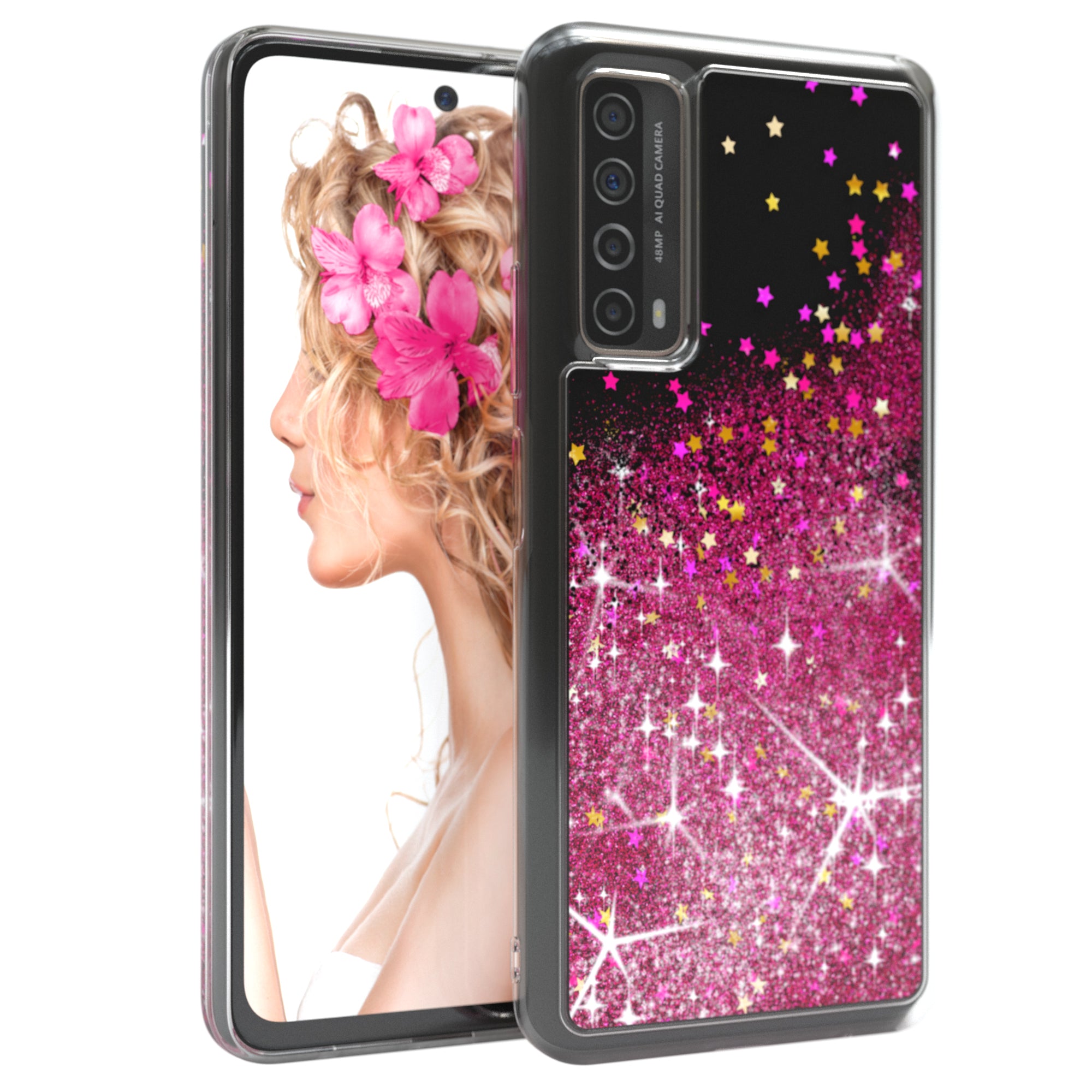 Huawei P Smart 2021 / Y7a Glitzerhülle