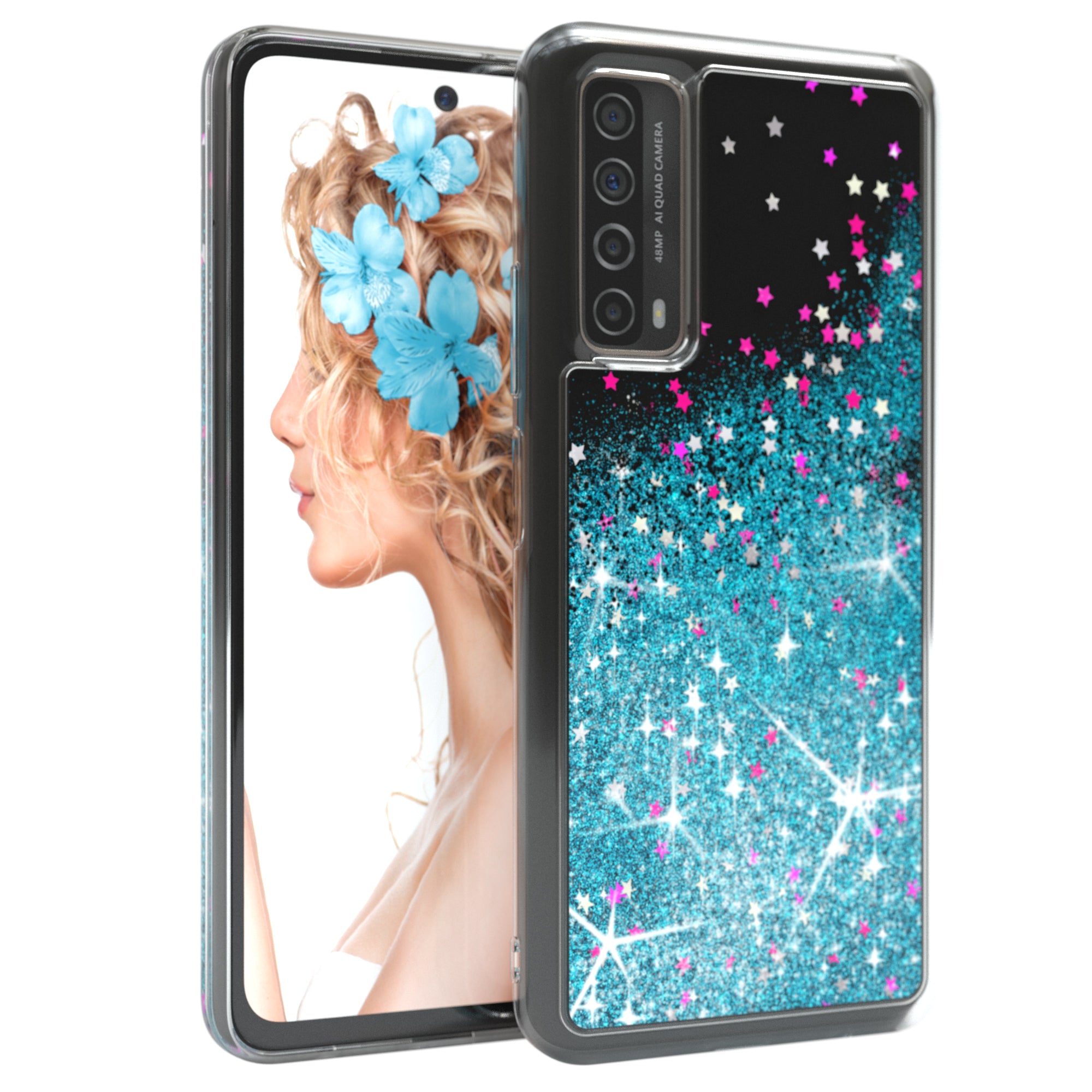 Huawei P Smart 2021 / Y7a Glitzerhülle