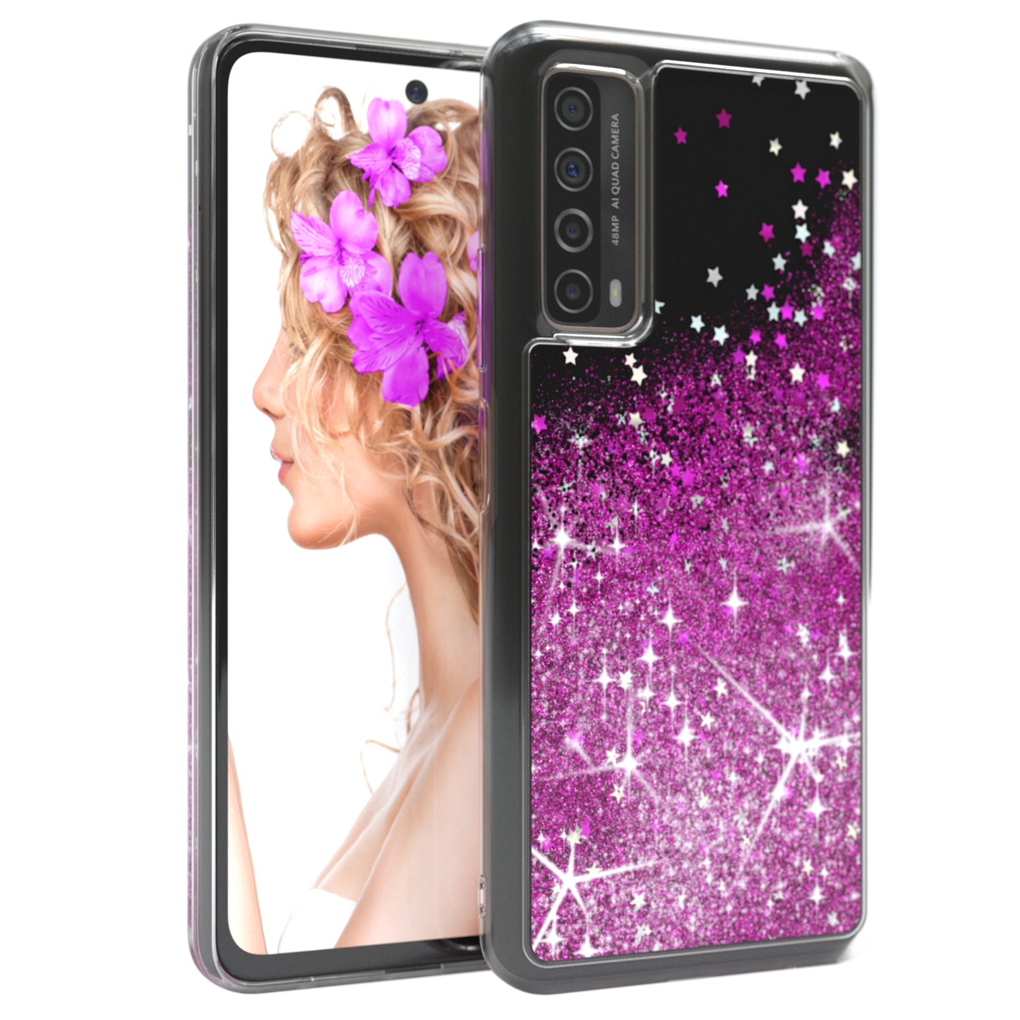 Huawei P Smart 2021 / Y7a Glitzerhülle