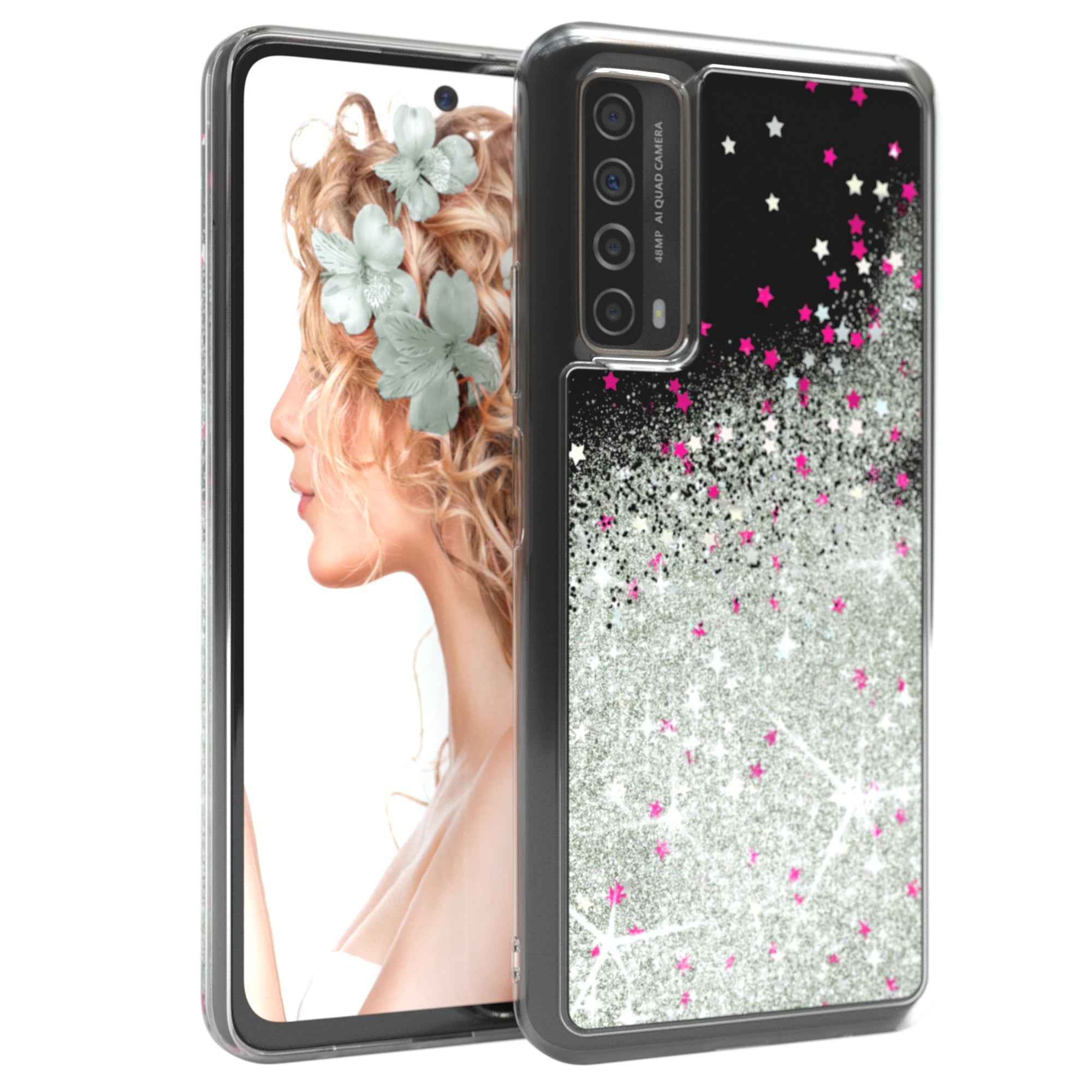 Huawei P Smart 2021 / Y7a Glitzerhülle