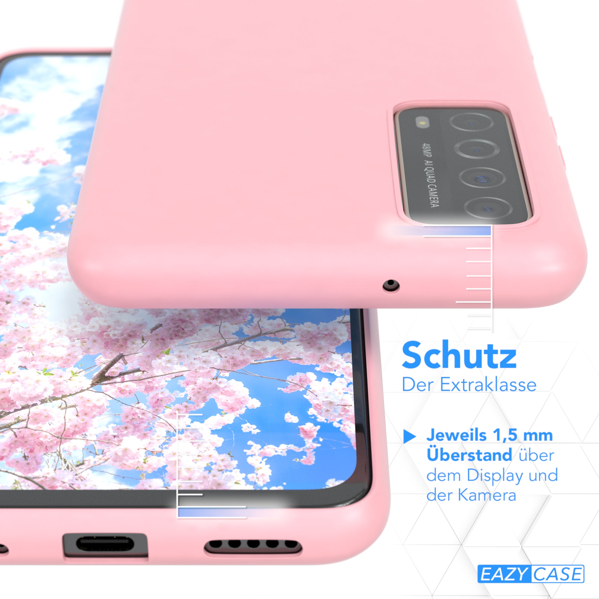 Huawei P Smart 2021 / Y7a ultradünnes Slimcover aus TPU