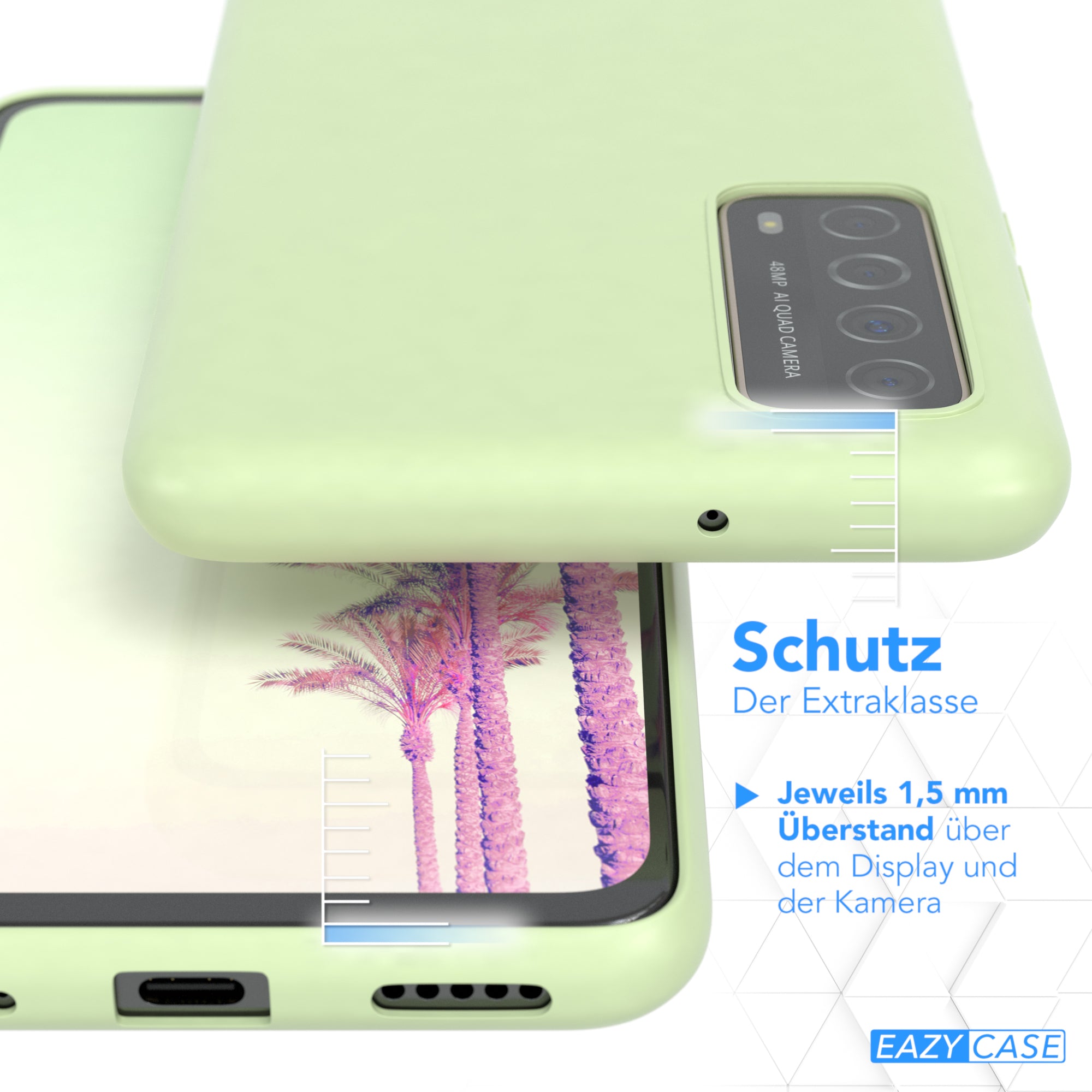 Huawei P Smart 2021 / Y7a ultradünnes Slimcover aus TPU