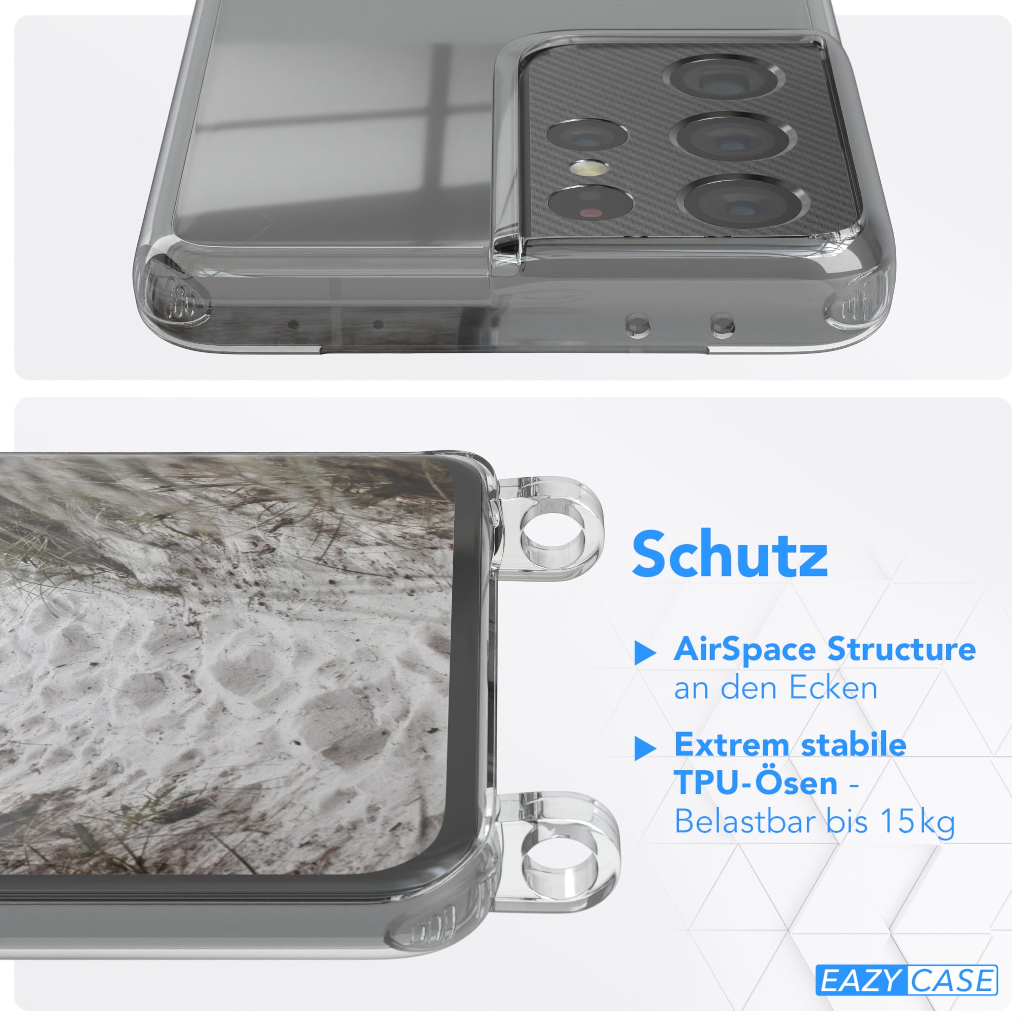 Galaxy S21 Ultra 5G Hülle + breites Band