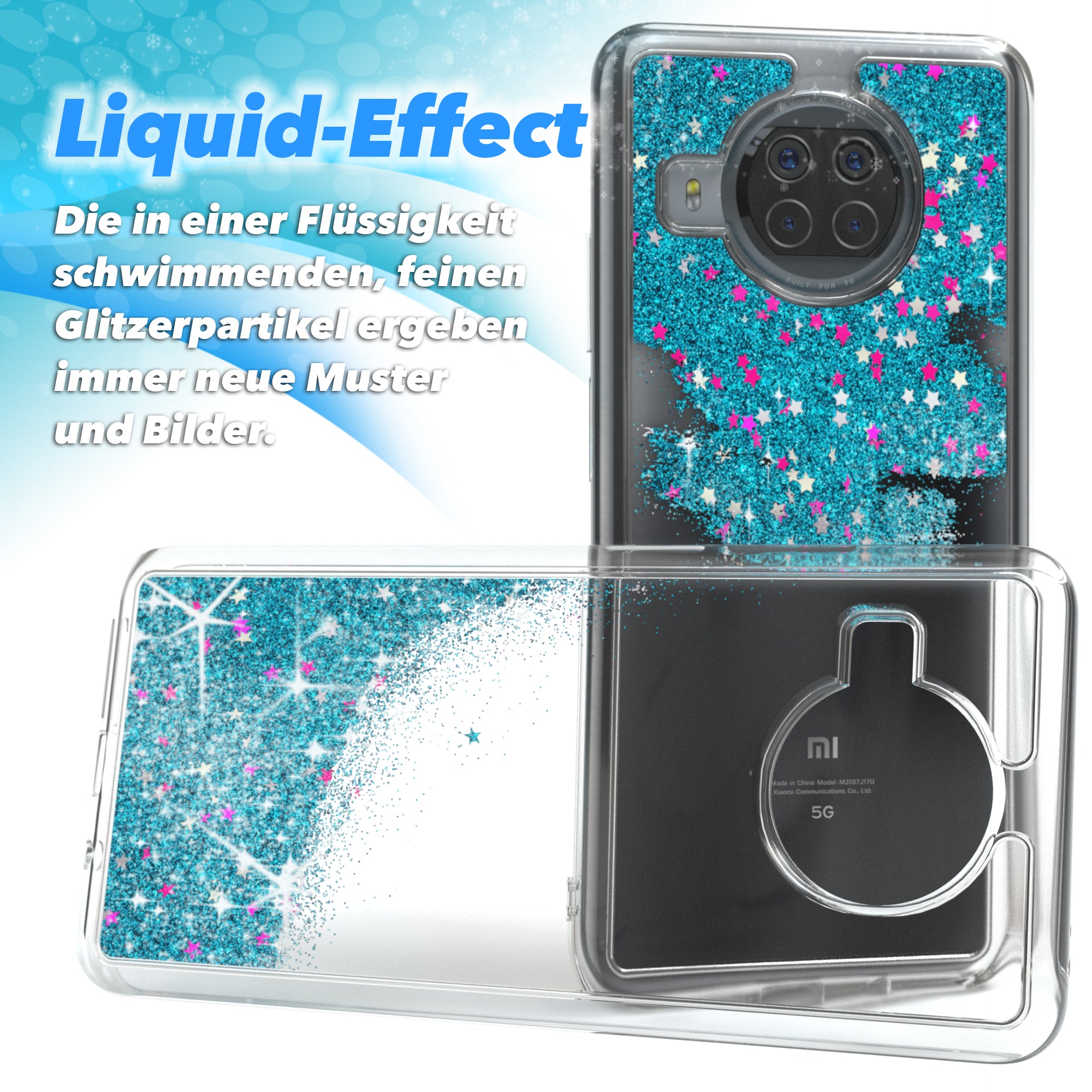 Xiaomi Mi 10T Lite Glitzerhülle