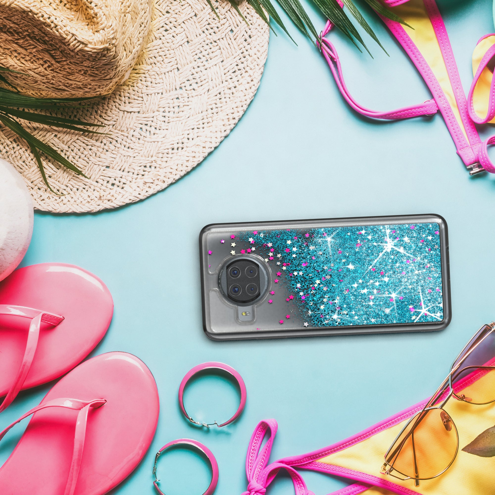Xiaomi Mi 10T Lite Glitzerhülle