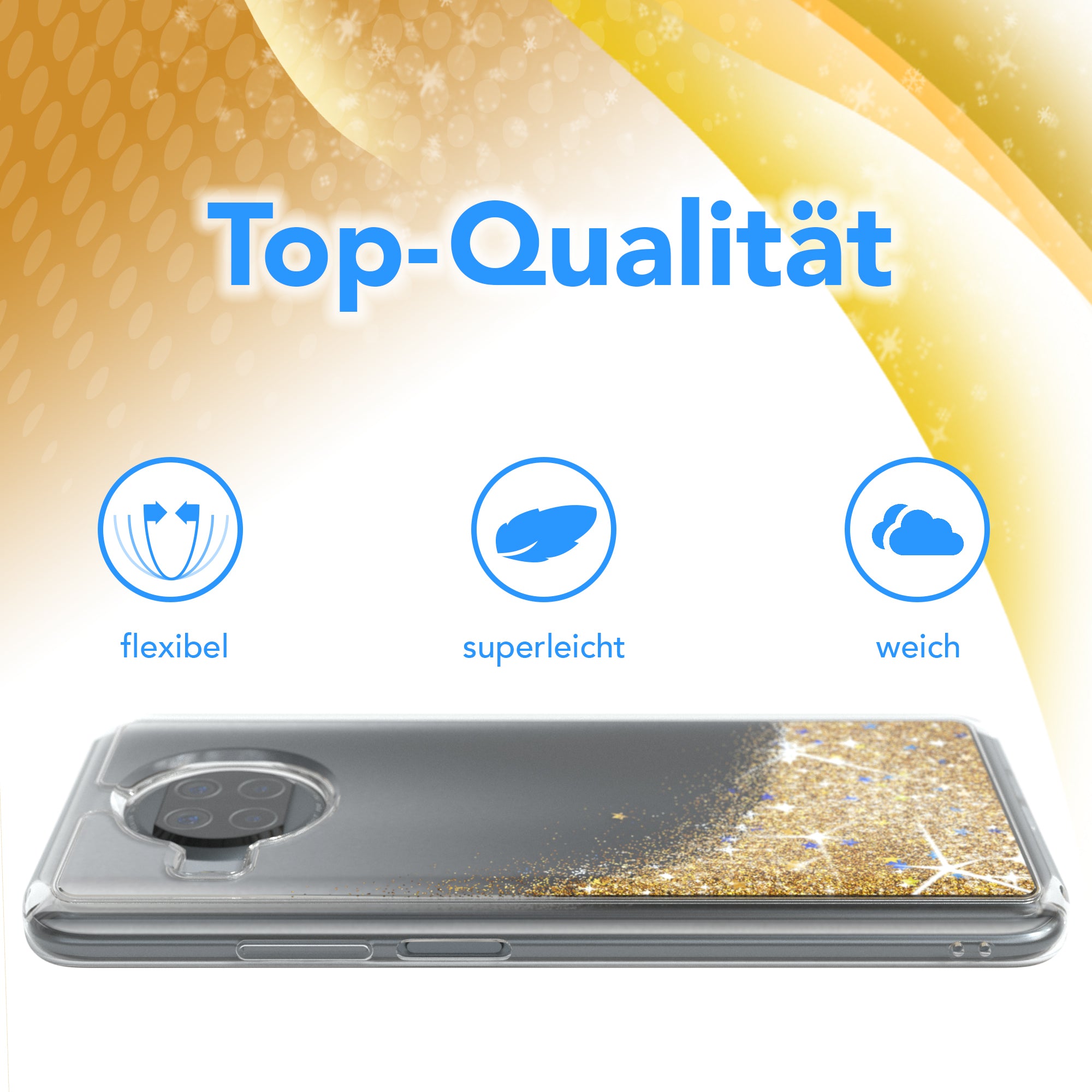 Xiaomi Mi 10T Lite Glitzerhülle