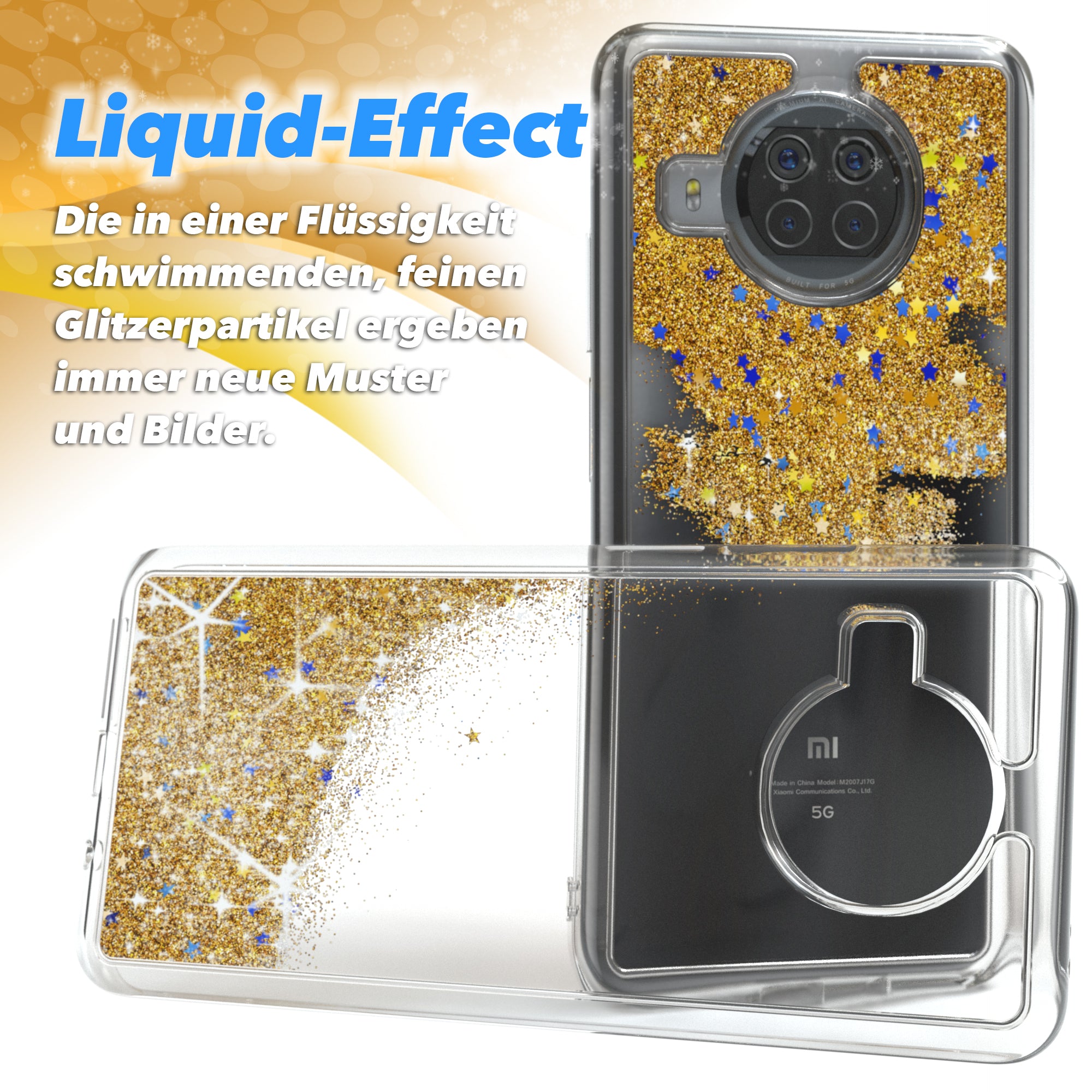 Xiaomi Mi 10T Lite Glitzerhülle