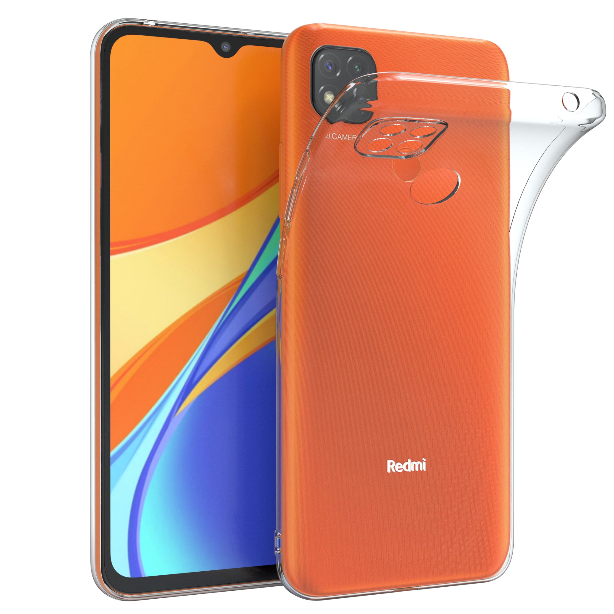 Xiaomi Redmi 9C transparentes Slimcover