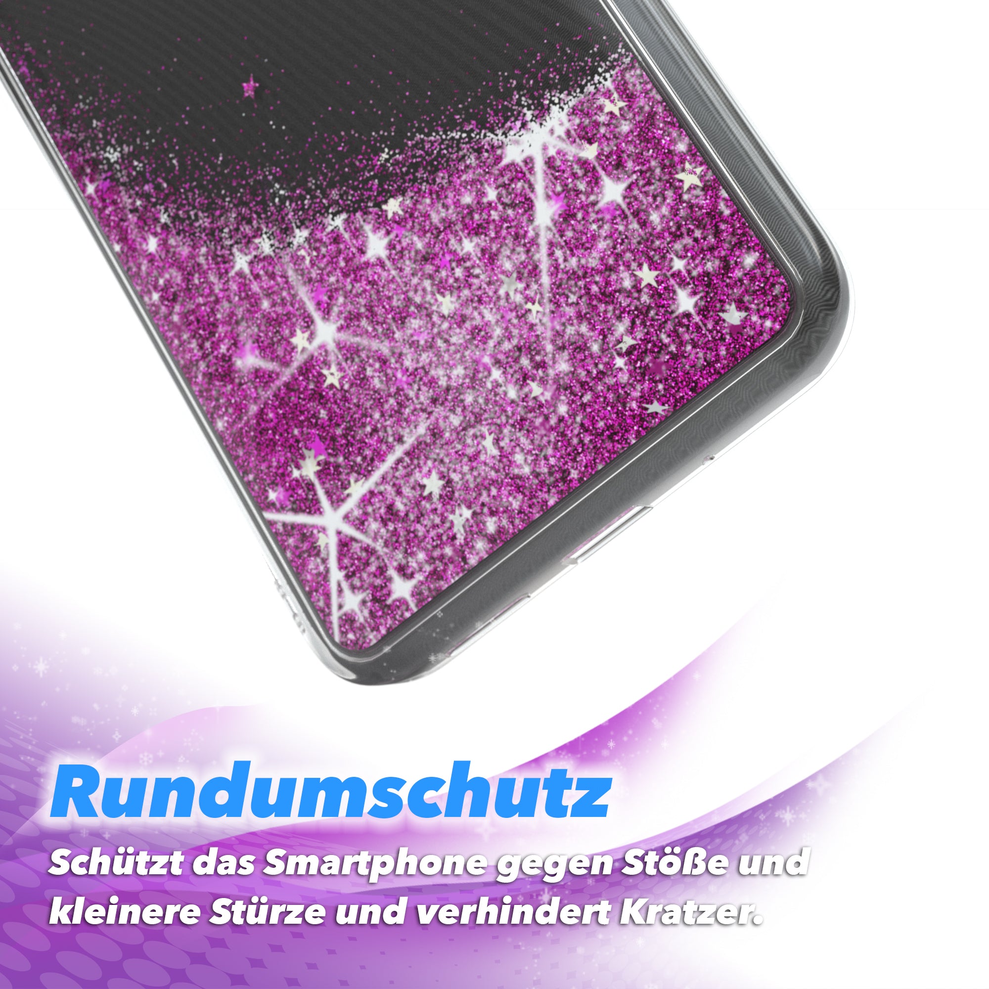 Xiaomi Redmi 9C Glitzerhülle