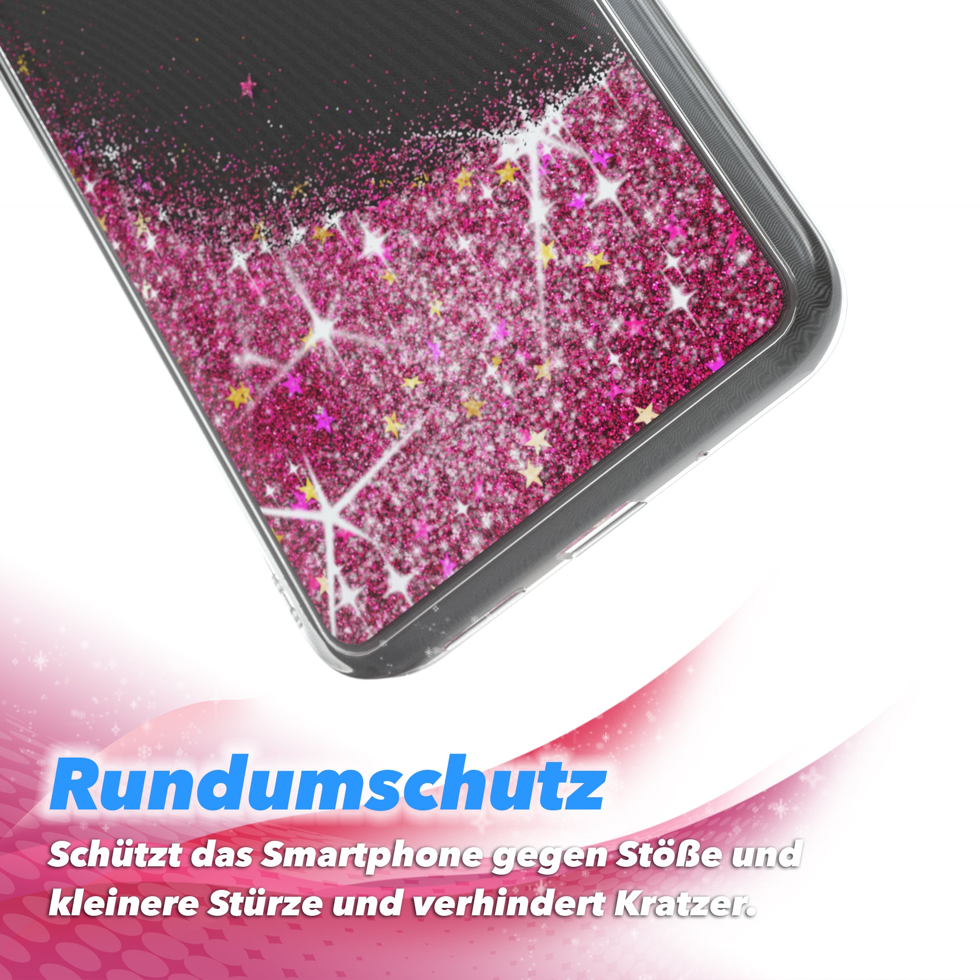 Xiaomi Redmi 9C Glitzerhülle