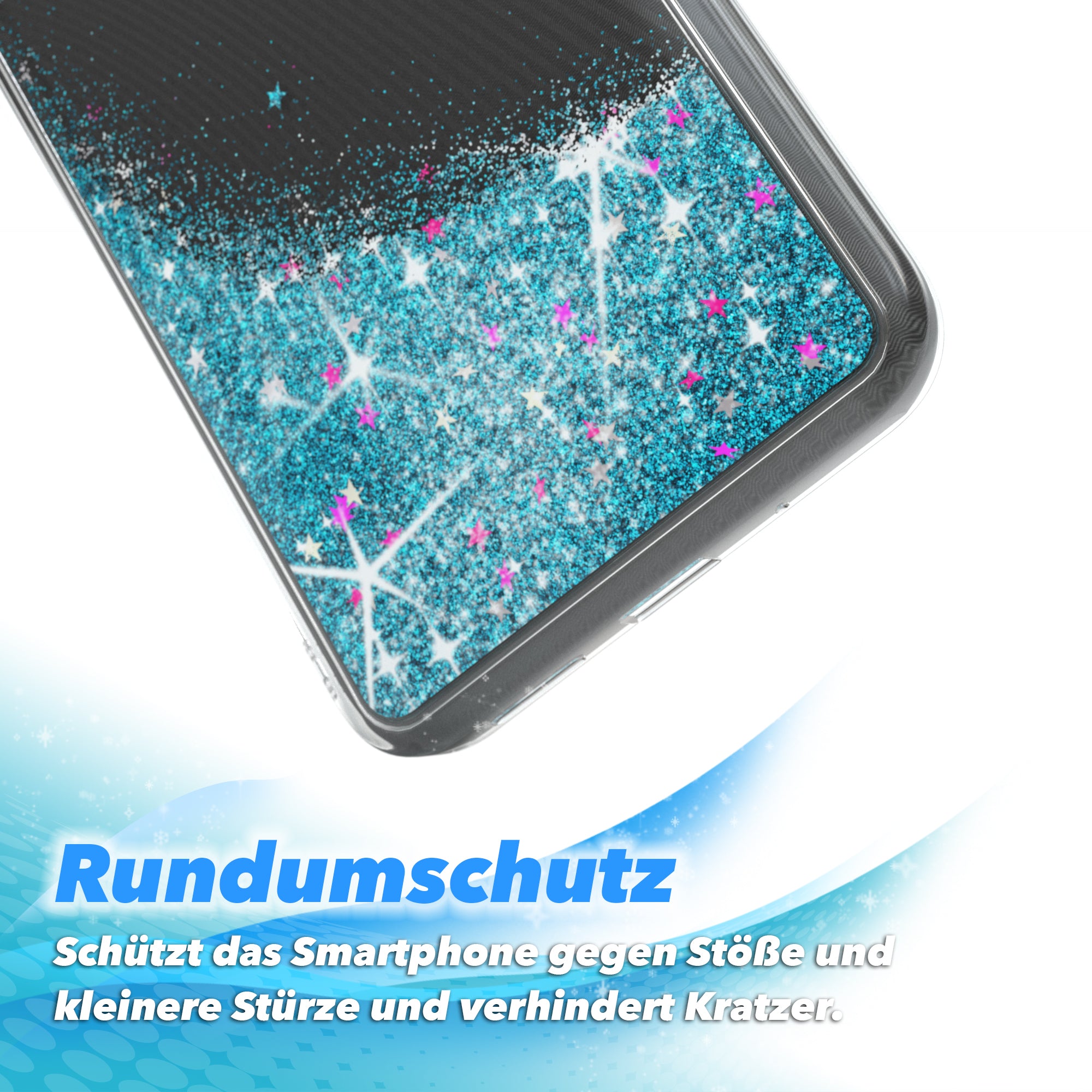Xiaomi Redmi 9C Glitzerhülle