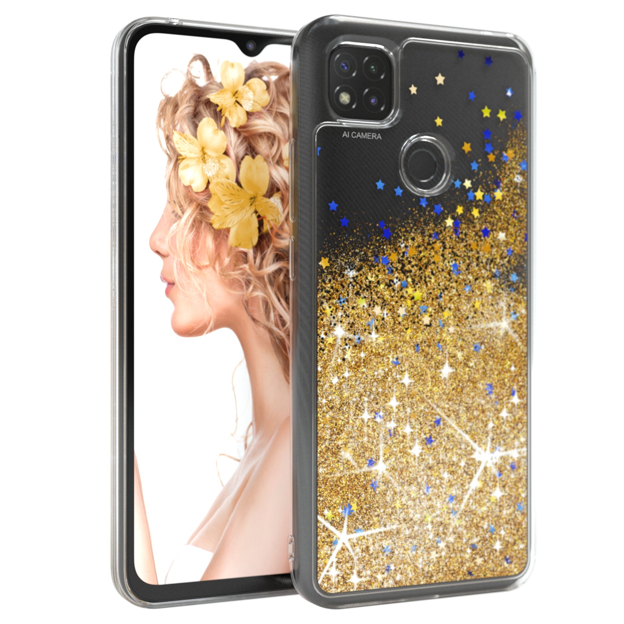 Xiaomi Redmi 9C Glitzerhülle