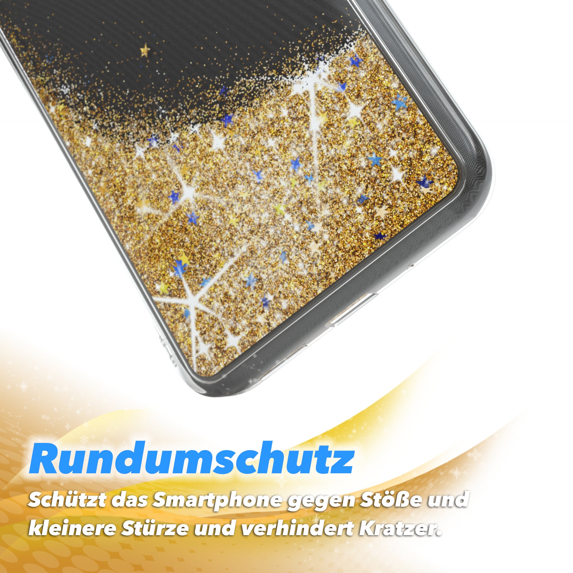 Xiaomi Redmi 9C Glitzerhülle