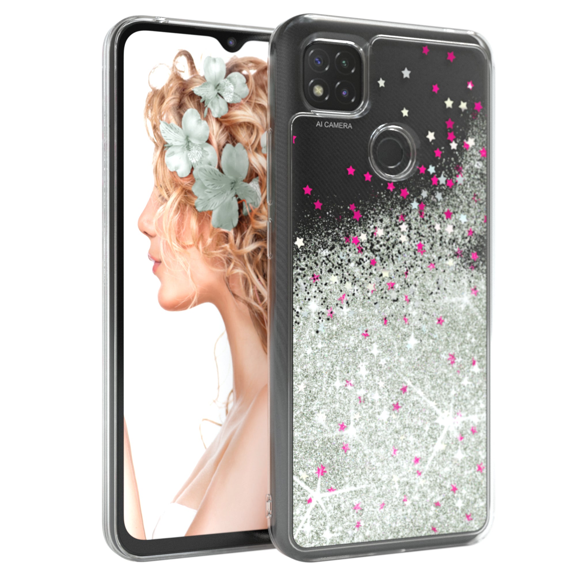 Xiaomi Redmi 9C Glitzerhülle