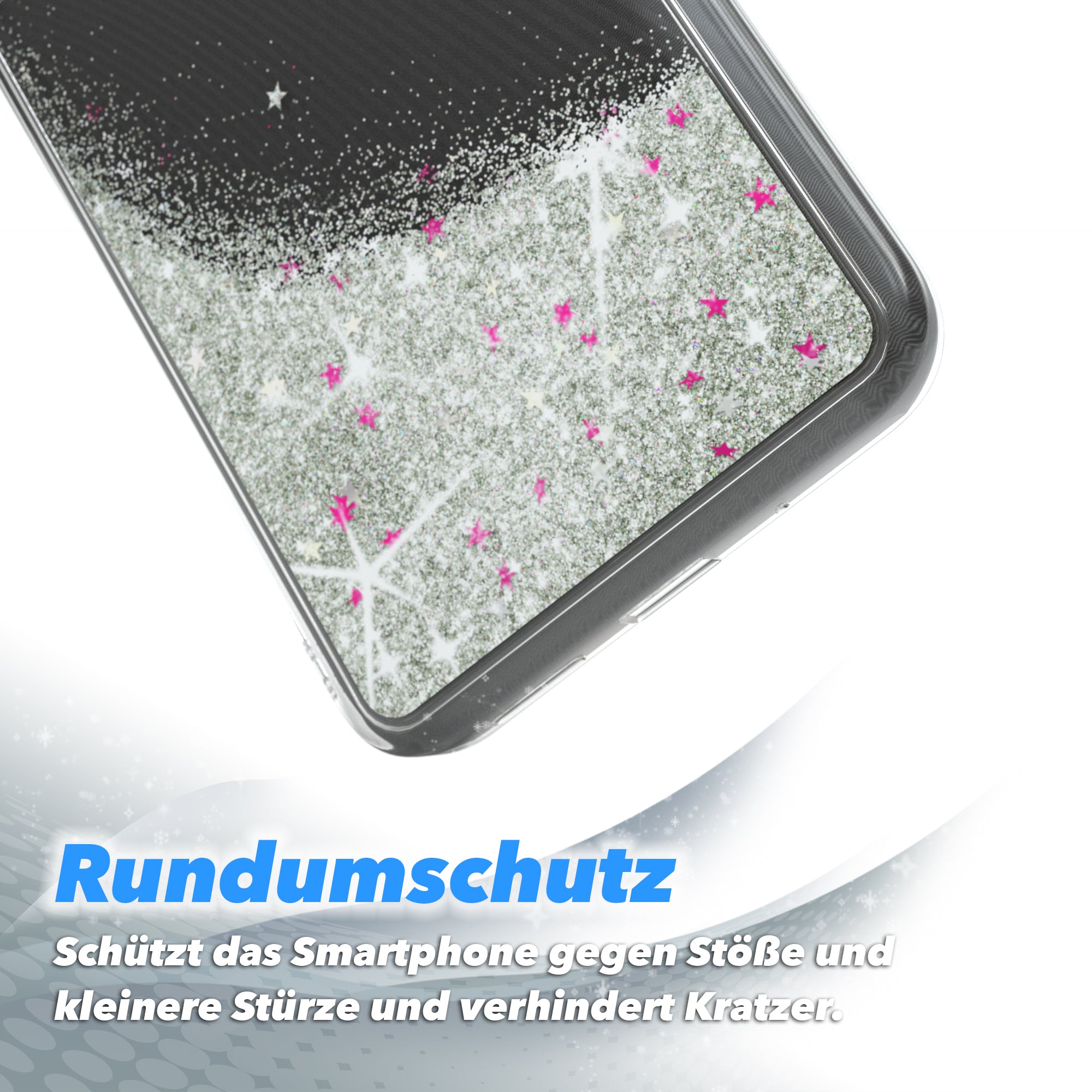 Xiaomi Redmi 9C Glitzerhülle