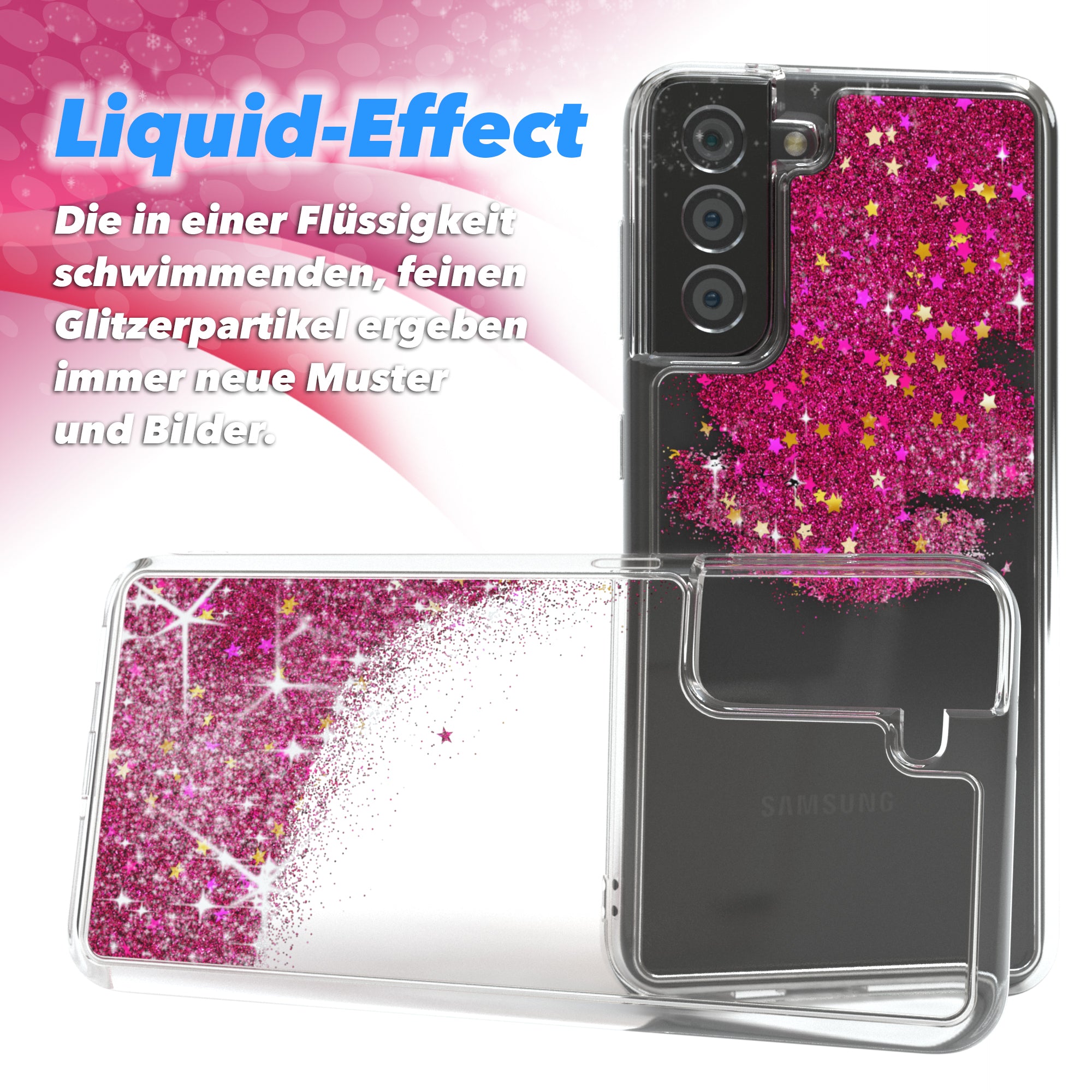 Galaxy S21 5G Glitzerhülle