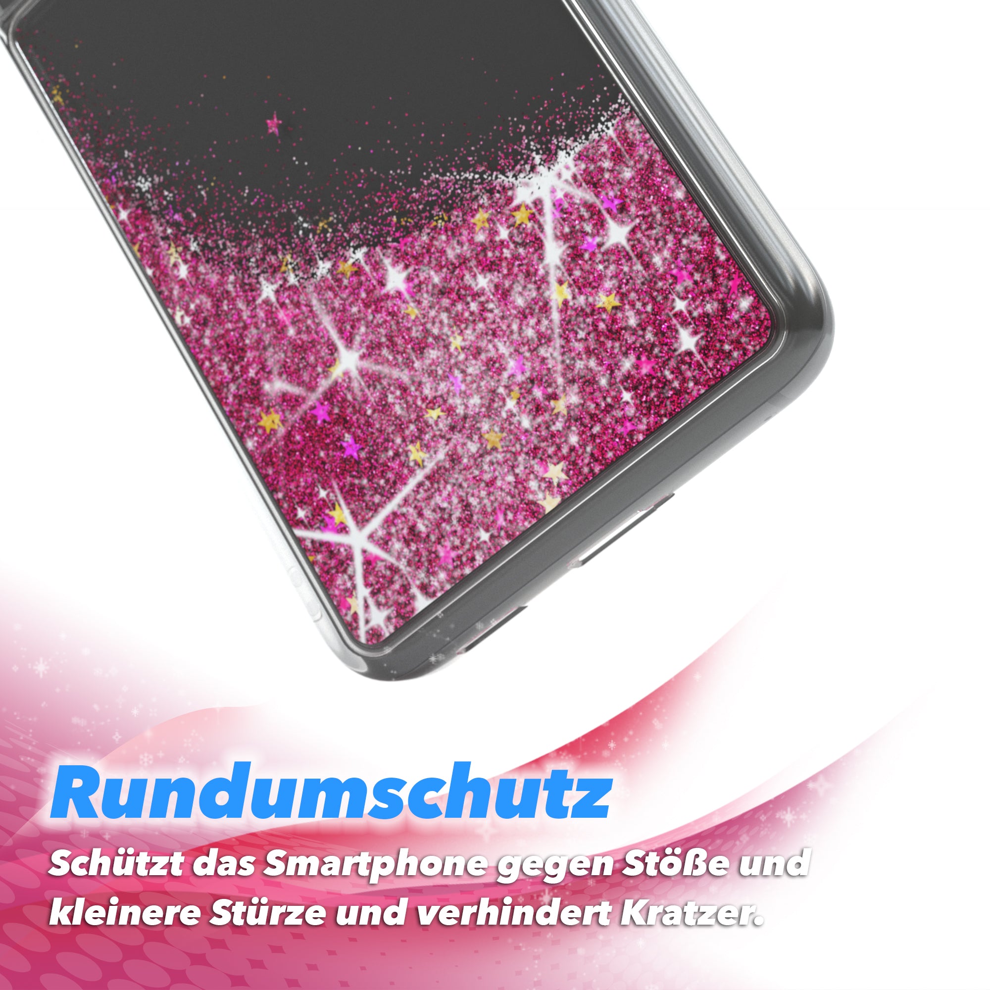 Galaxy S21 5G Glitzerhülle