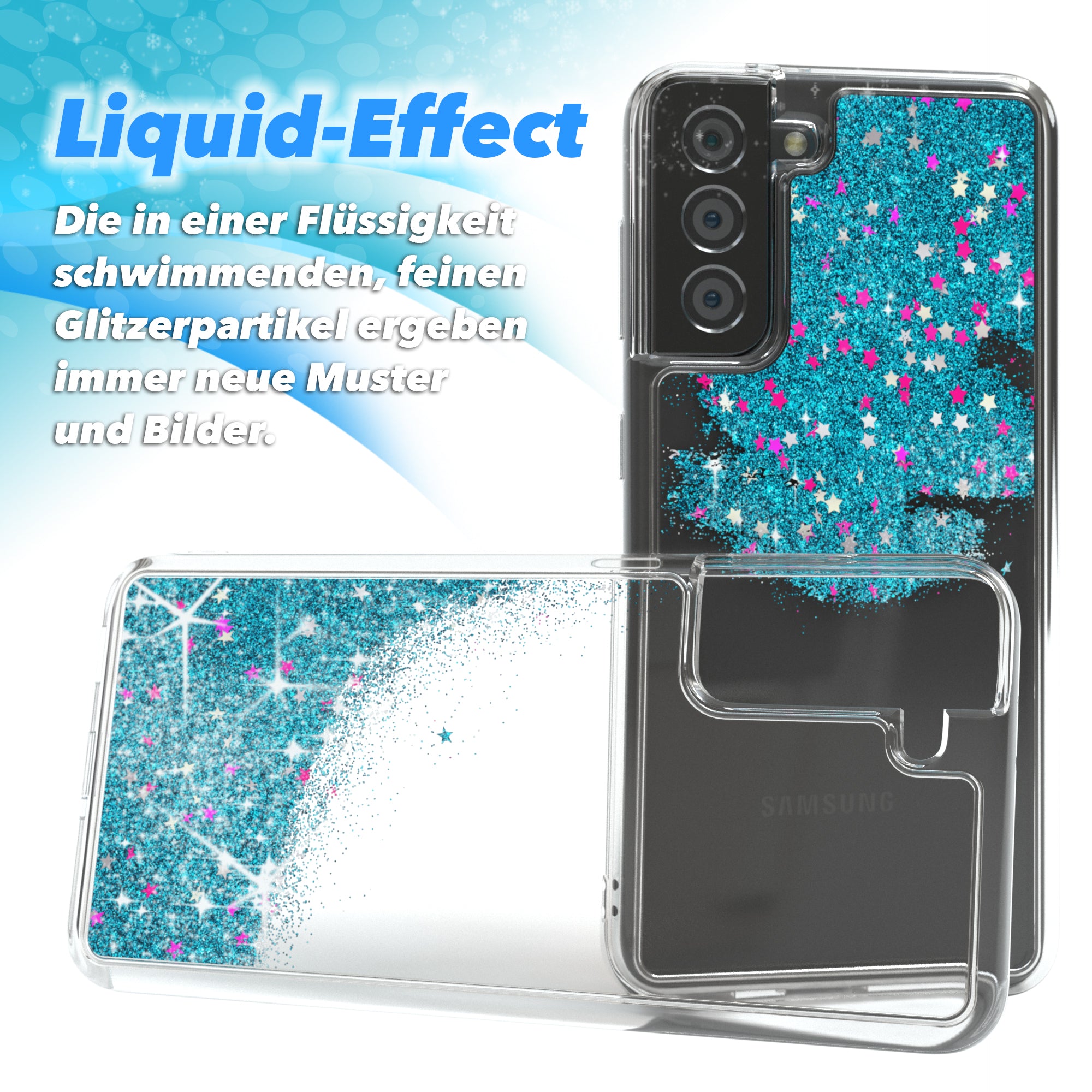 Galaxy S21 5G Glitzerhülle
