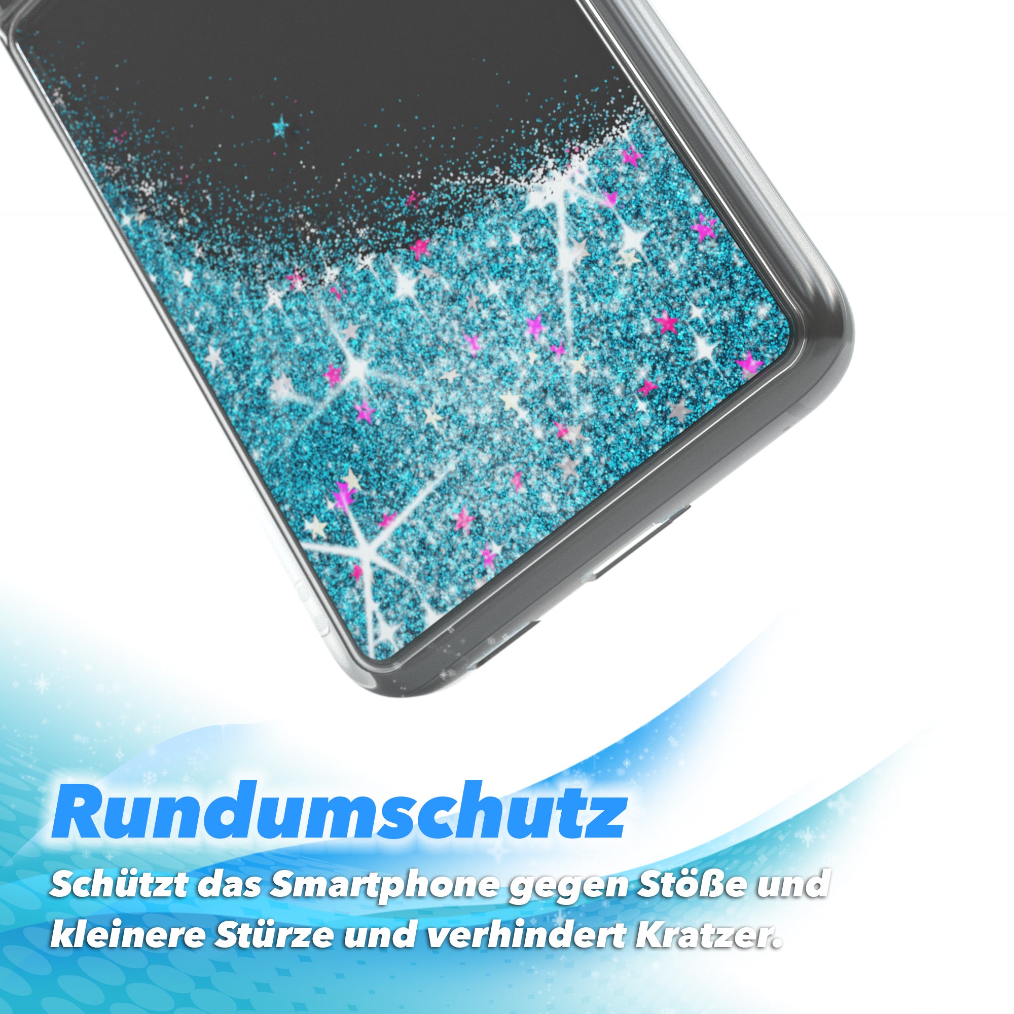 Galaxy S21 5G Glitzerhülle