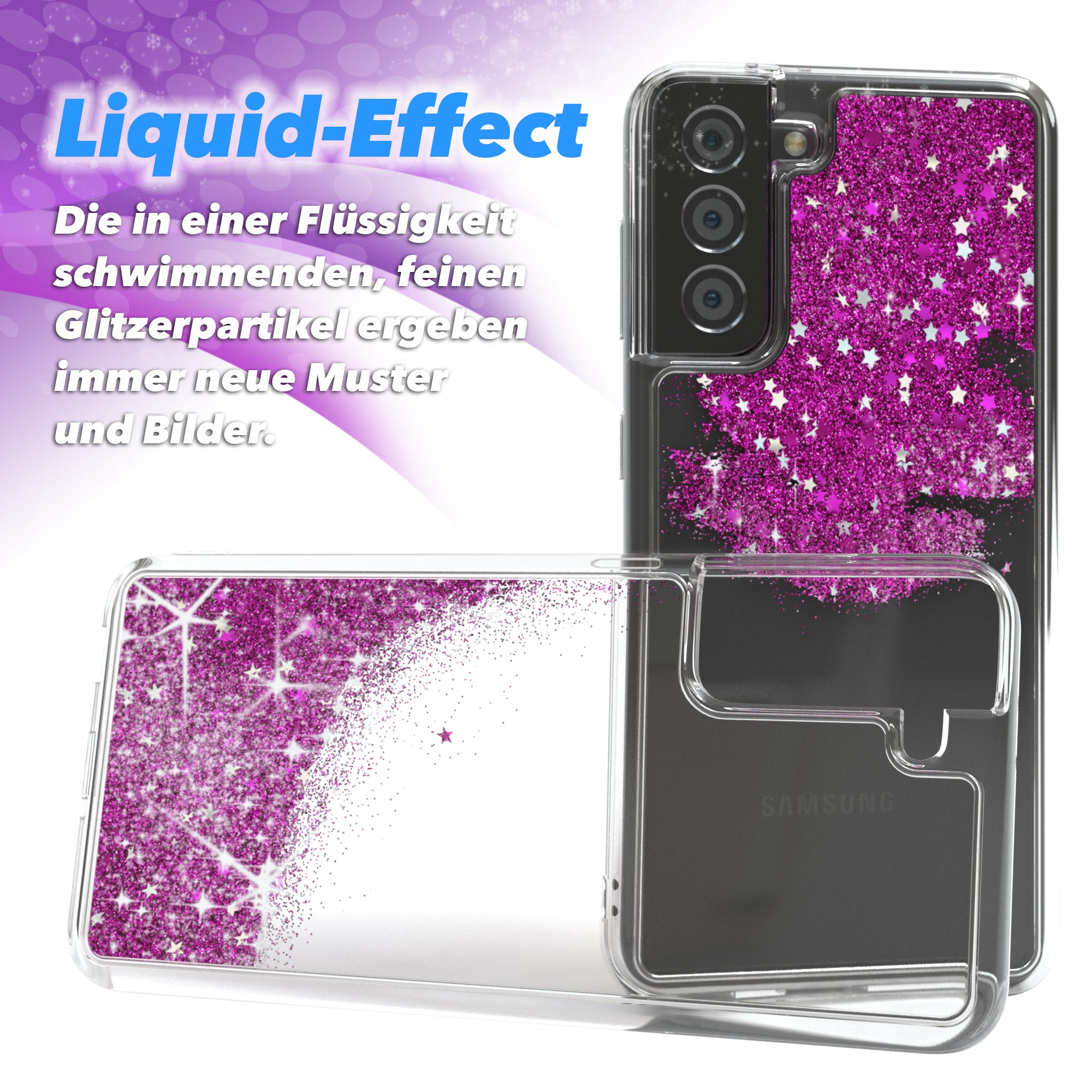 Galaxy S21 5G Glitzerhülle