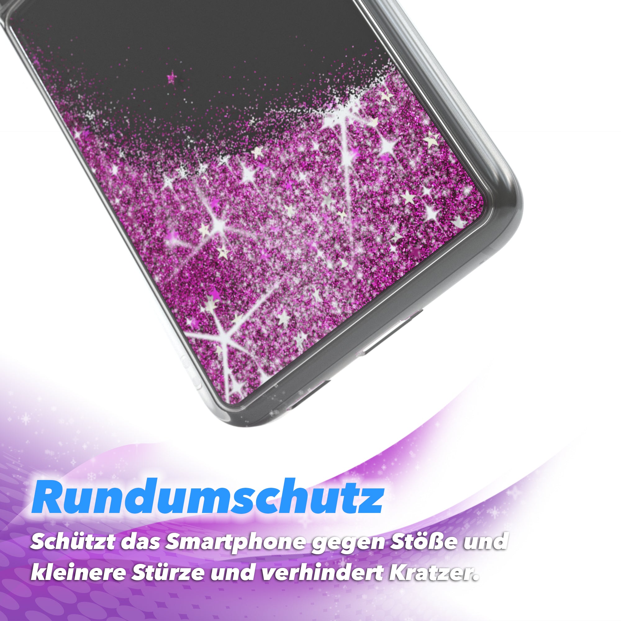Galaxy S21 5G Glitzerhülle
