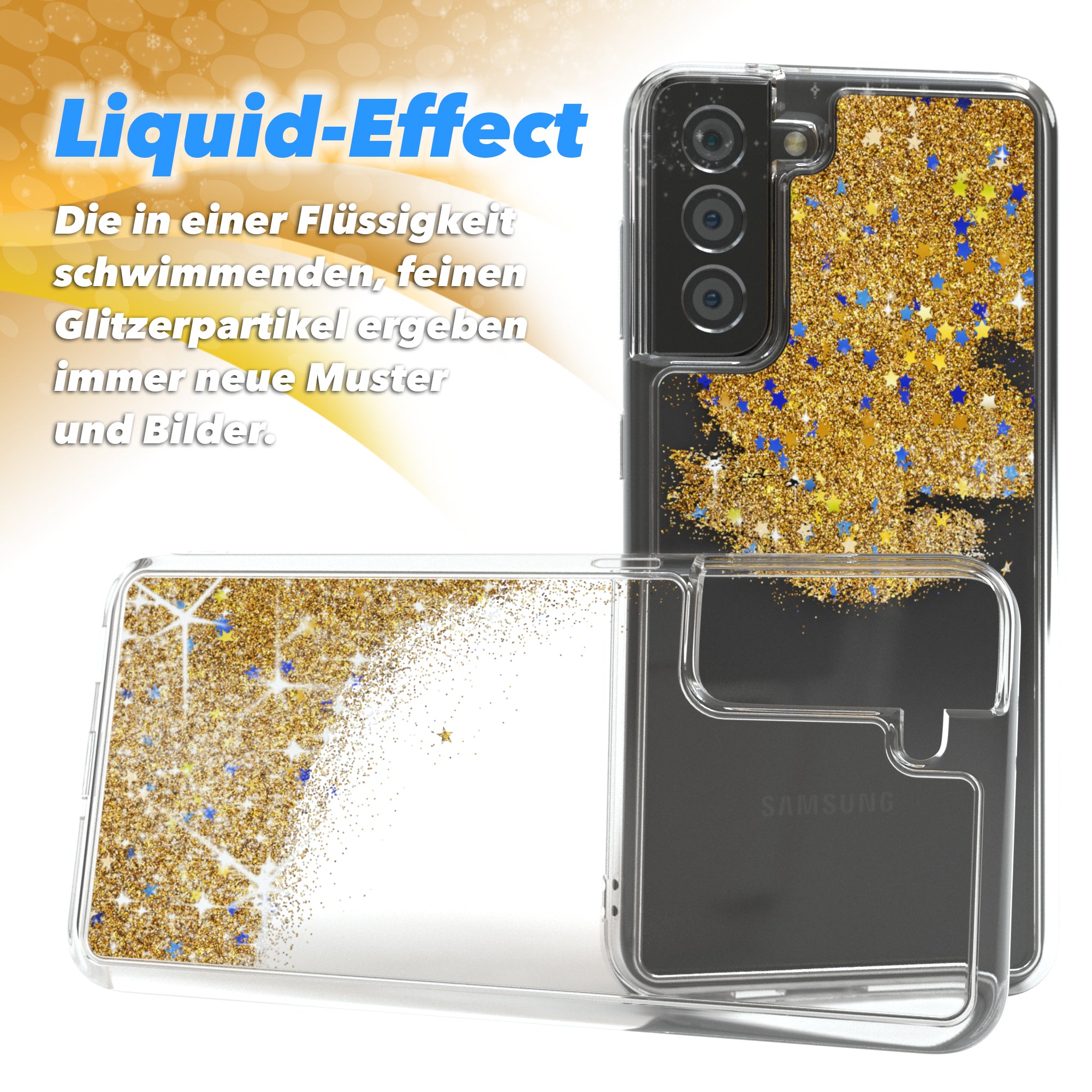 Galaxy S21 5G Glitzerhülle