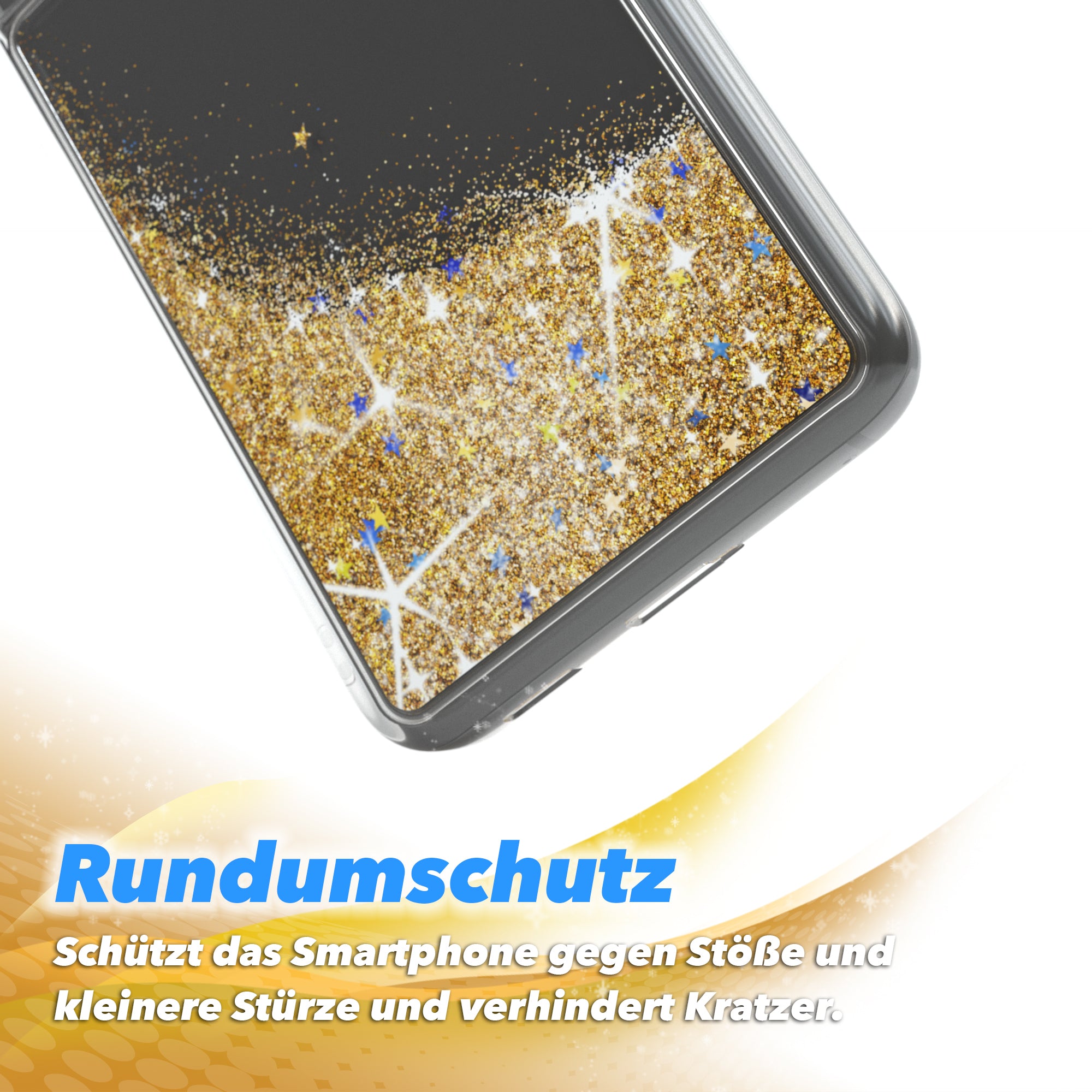 Galaxy S21 5G Glitzerhülle