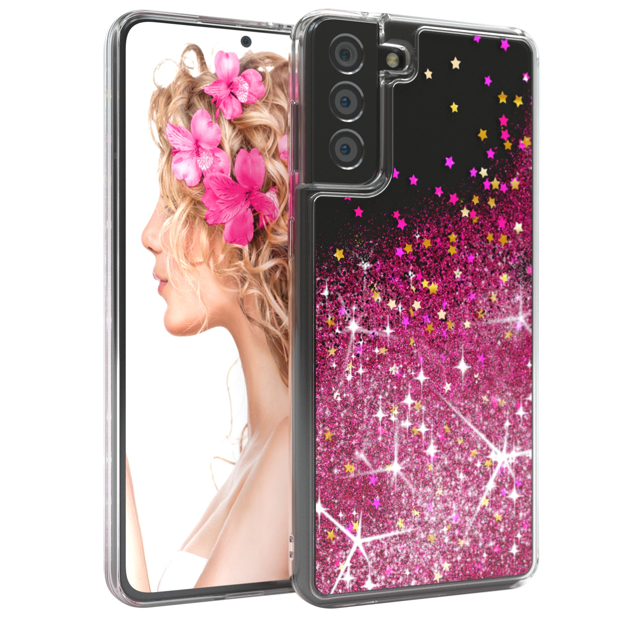 Galaxy S21 Plus 5G Glitzerhülle