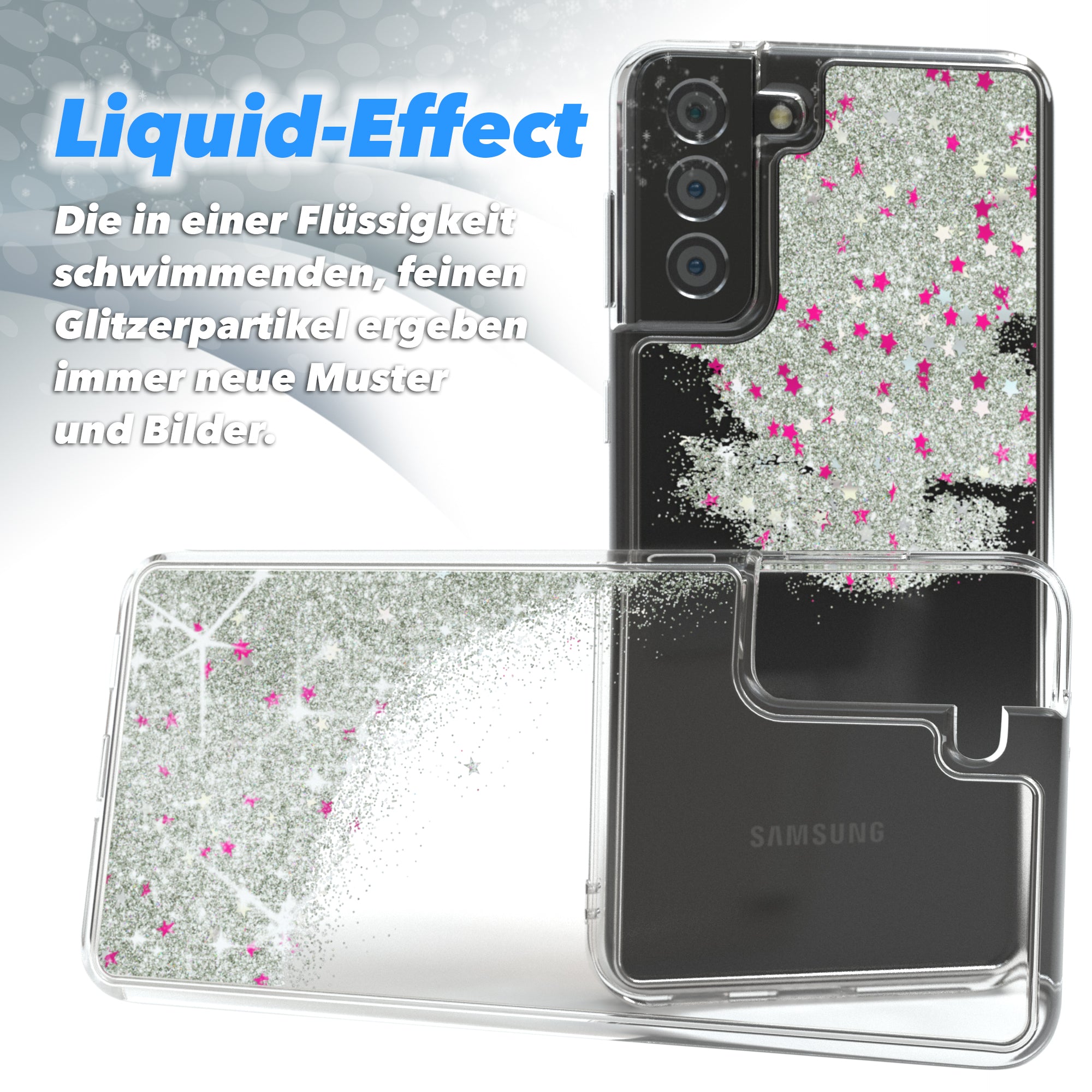 Galaxy S21 Plus 5G Glitzerhülle