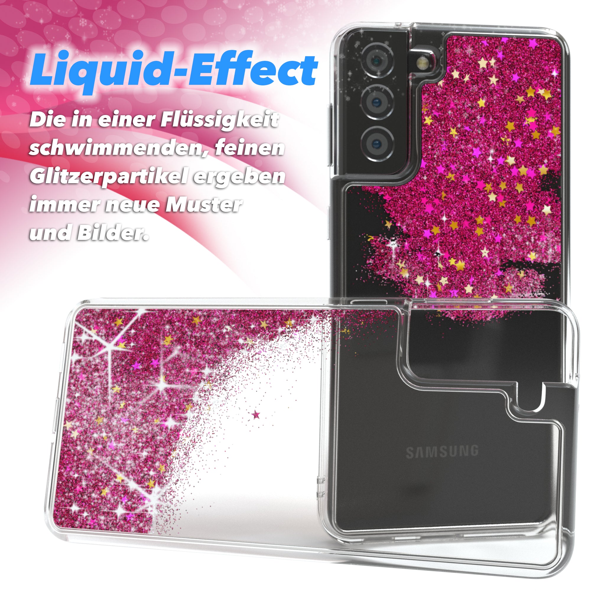 Galaxy S21 Plus 5G Glitzerhülle