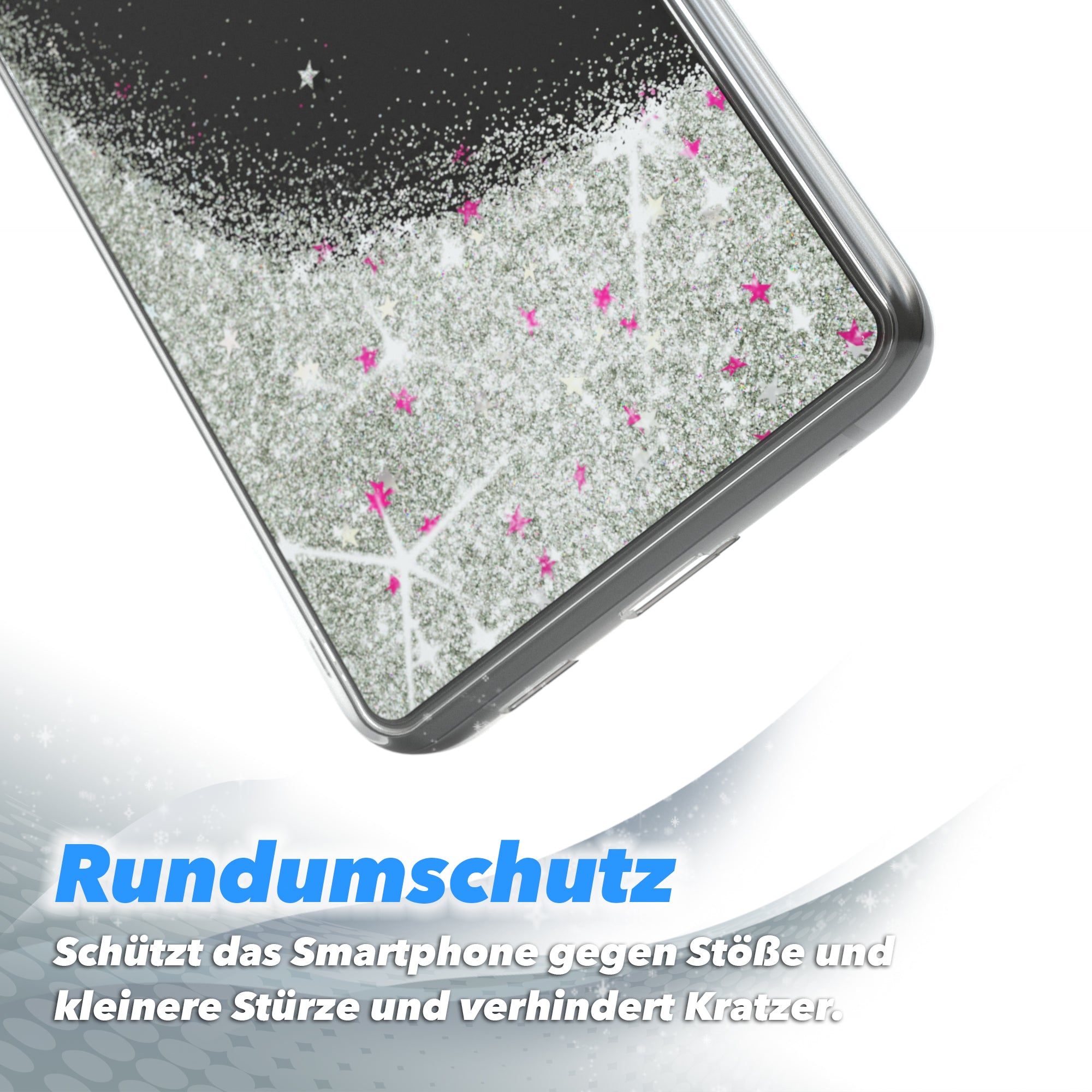 Galaxy S21 Plus 5G Glitzerhülle