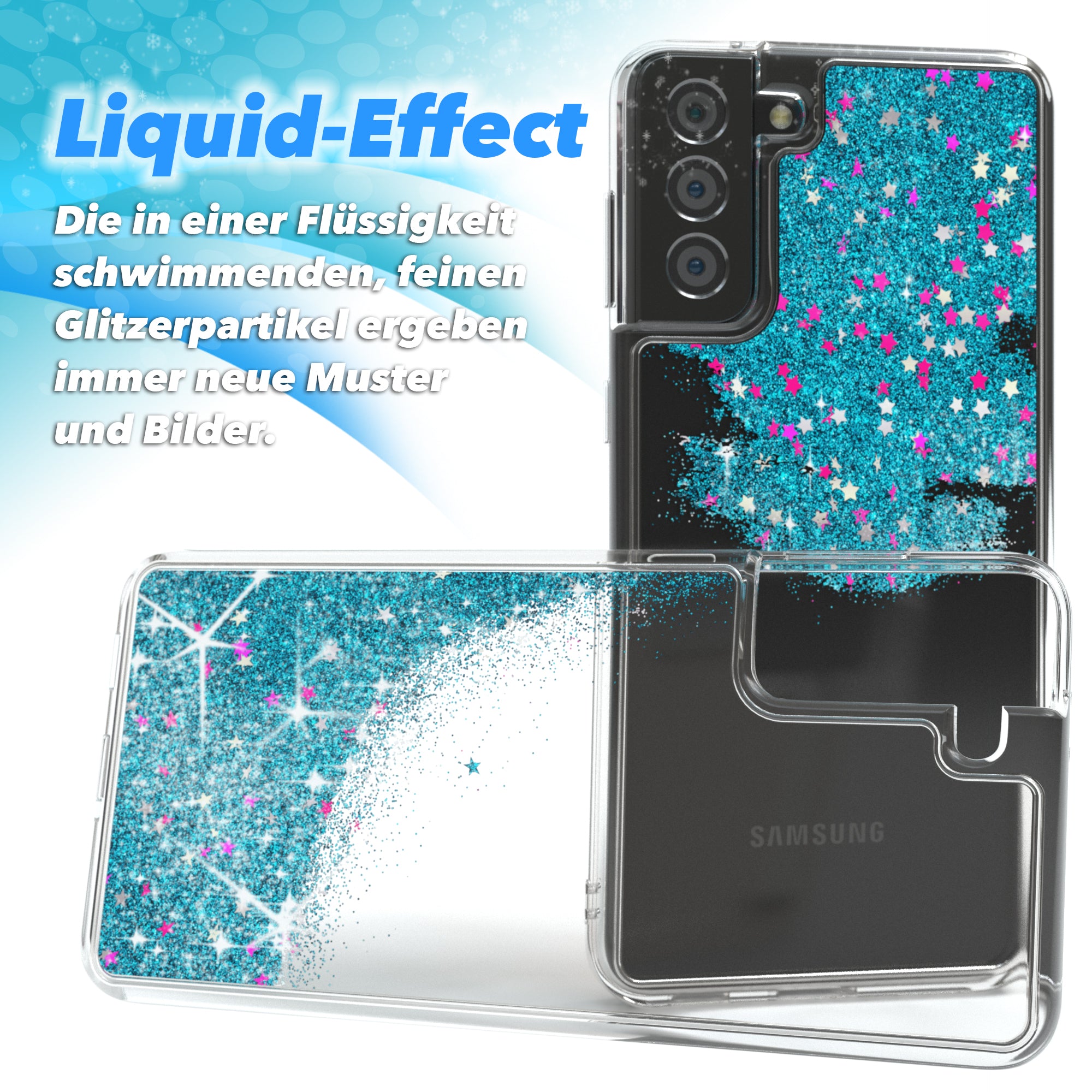 Galaxy S21 Plus 5G Glitzerhülle