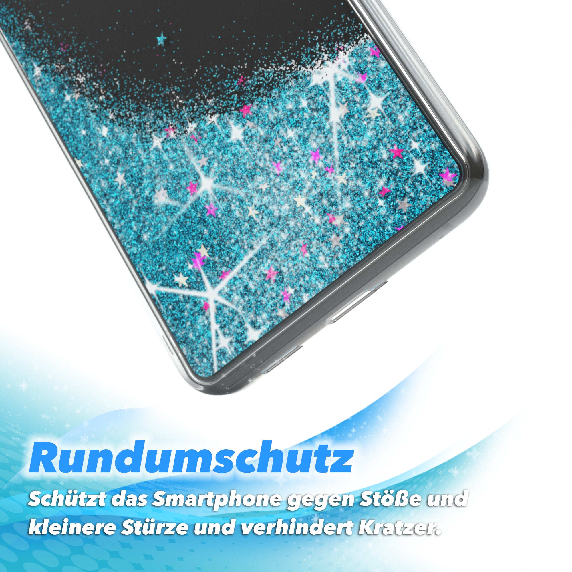 Galaxy S21 Plus 5G Glitzerhülle
