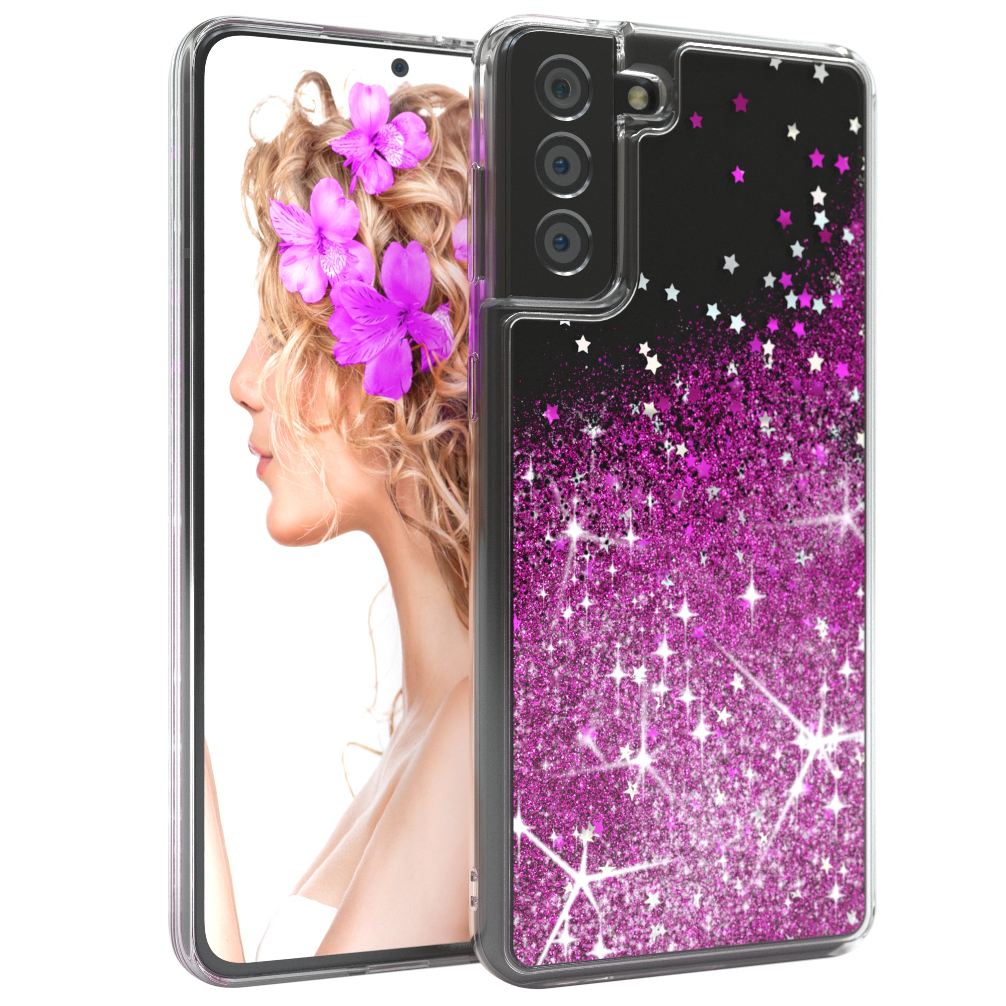 Galaxy S21 Plus 5G Glitzerhülle