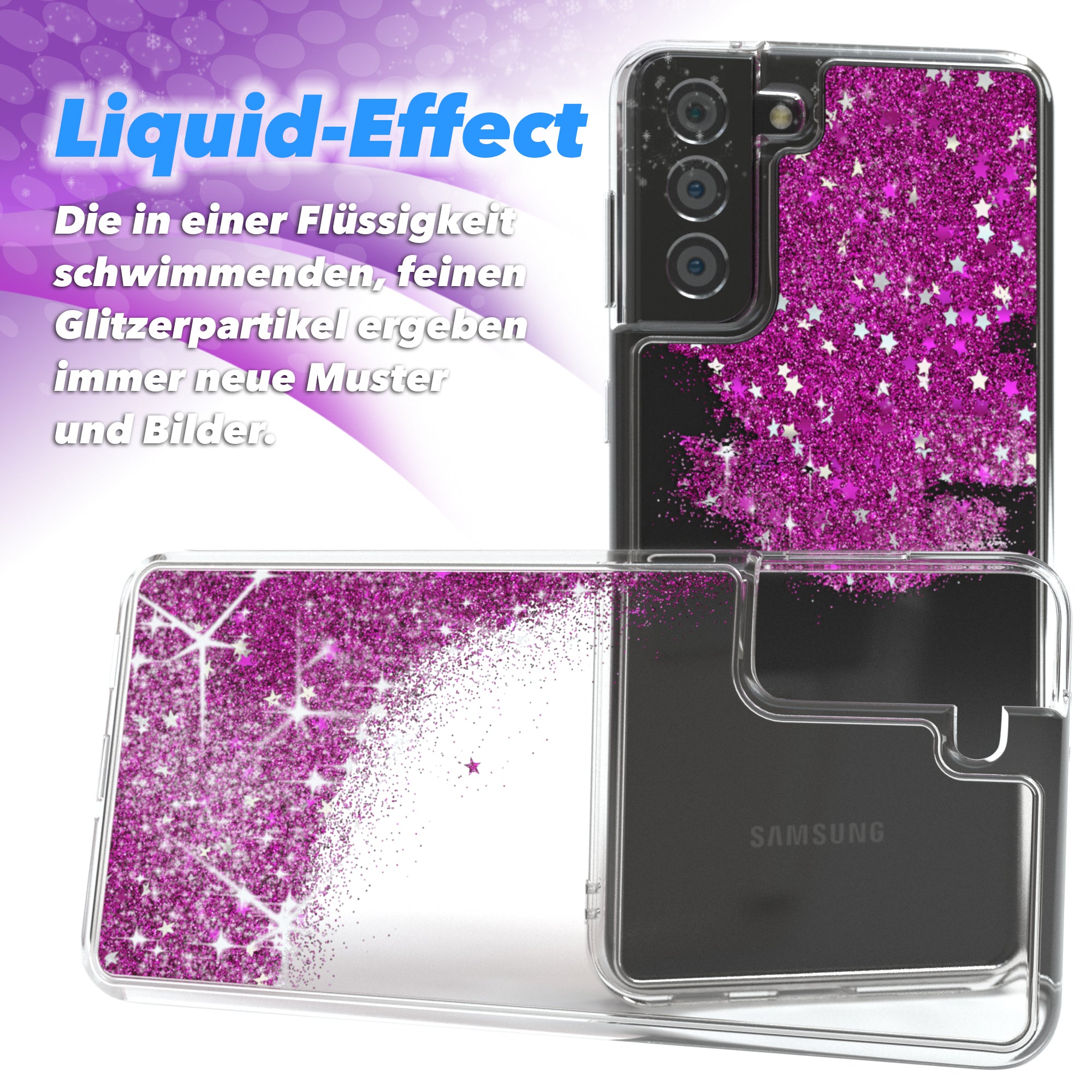 Galaxy S21 Plus 5G Glitzerhülle