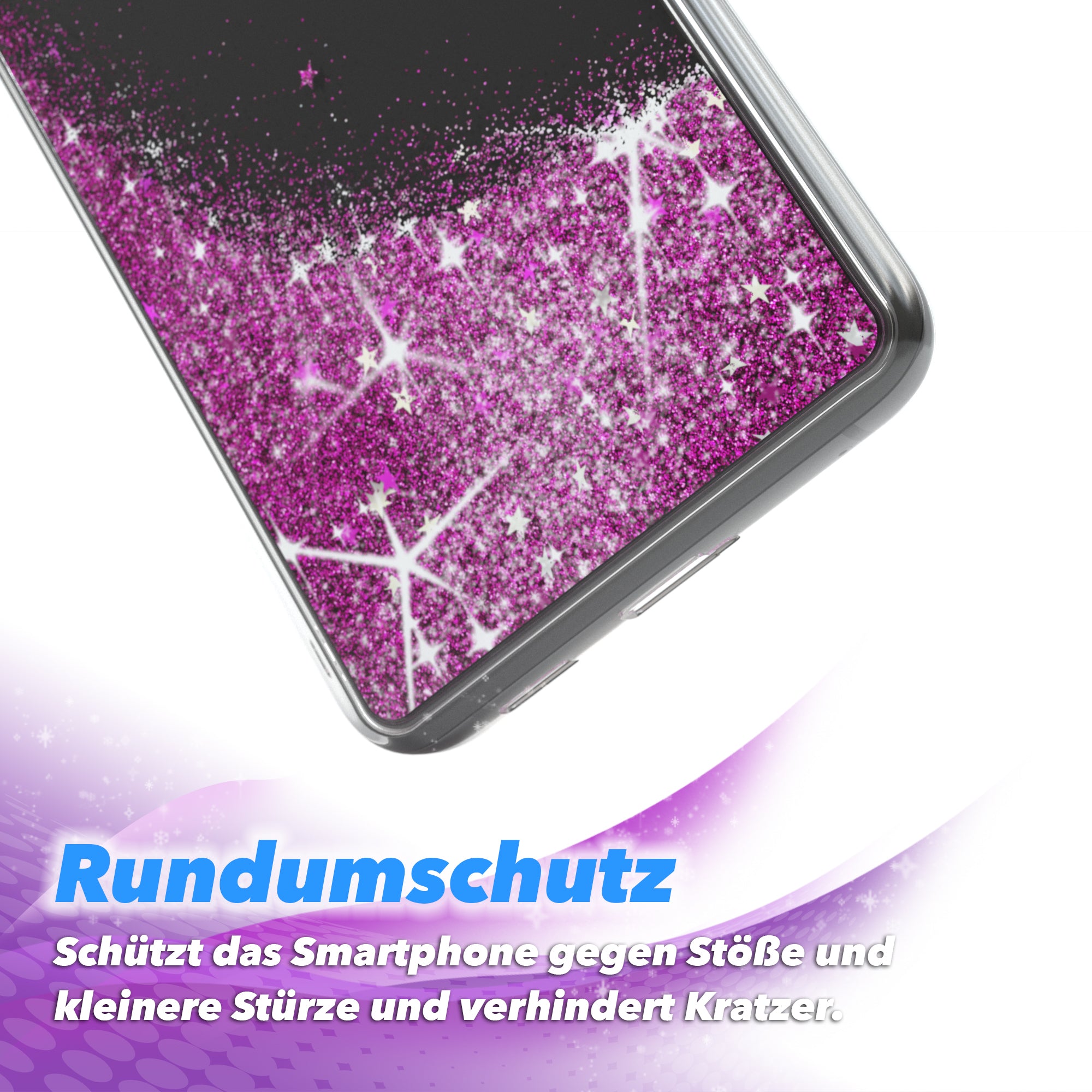 Galaxy S21 Plus 5G Glitzerhülle