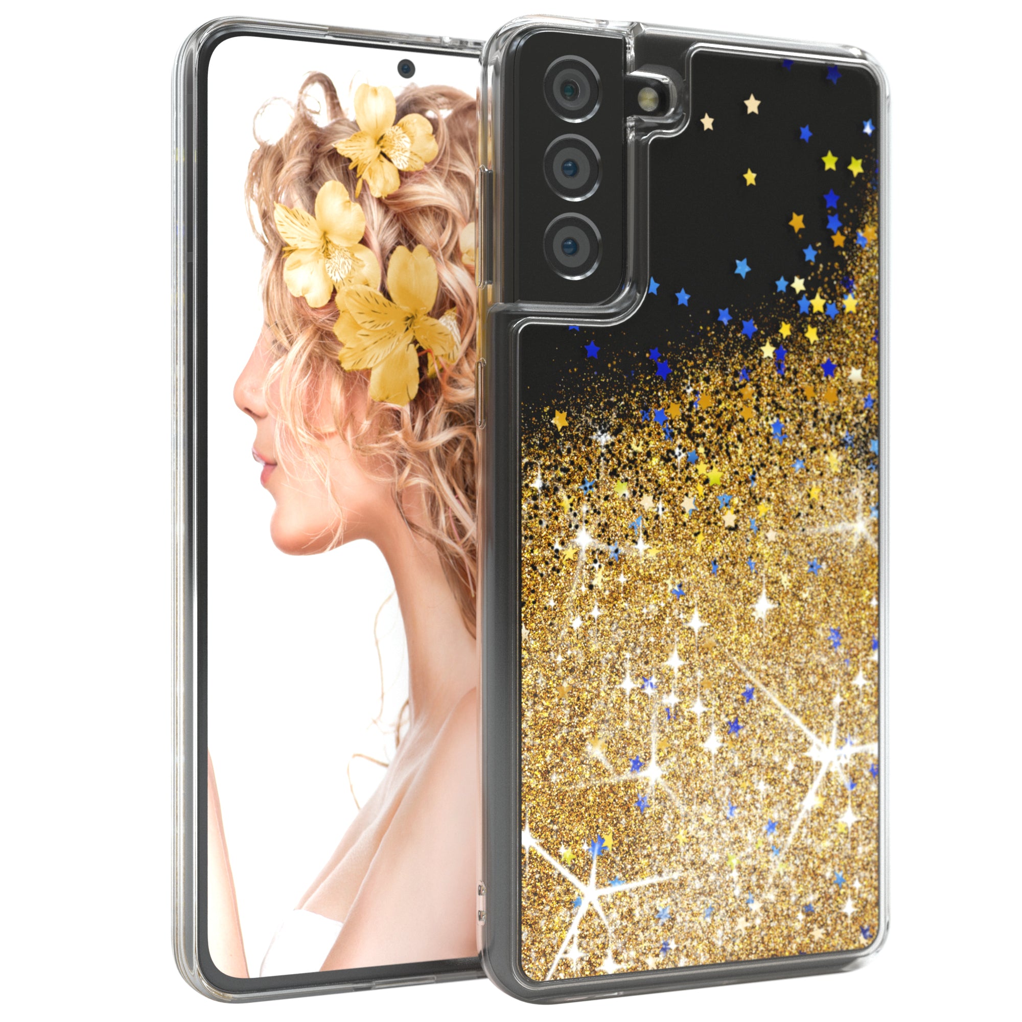 Galaxy S21 Plus 5G Glitzerhülle