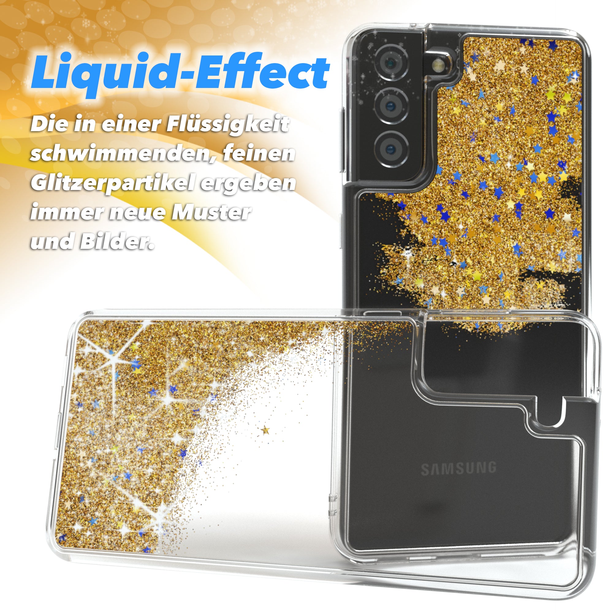 Galaxy S21 Plus 5G Glitzerhülle